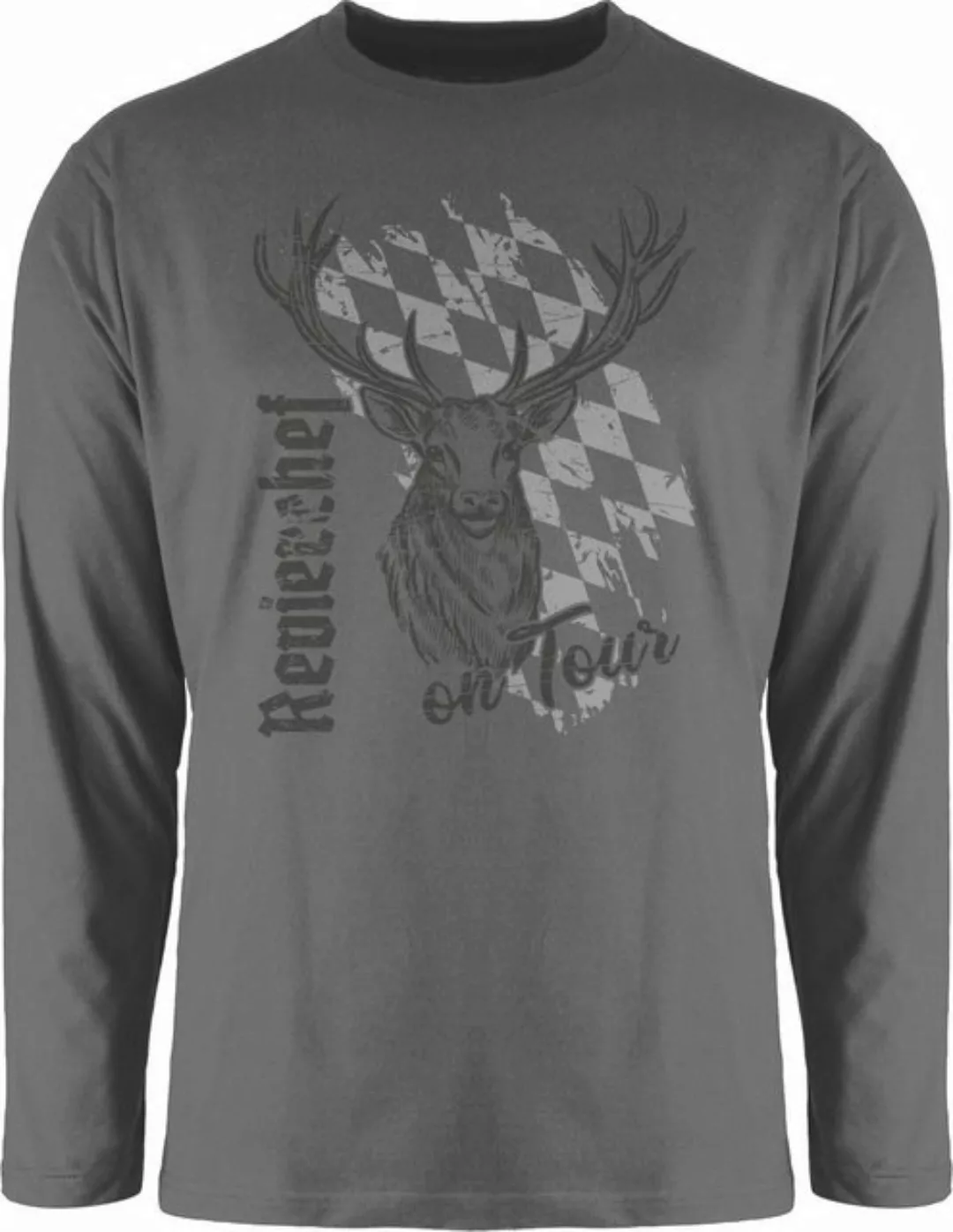 Shirtracer Rundhalsshirt Revierchef Jäger Trachten Volksfest Hirsch Jagd Ba günstig online kaufen