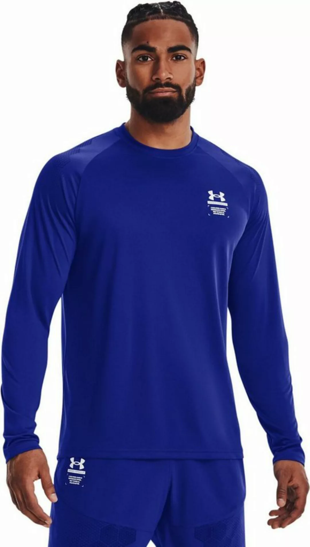 Under Armour® Sweatshirt UA ARMOURPRINT LS ROYAL günstig online kaufen