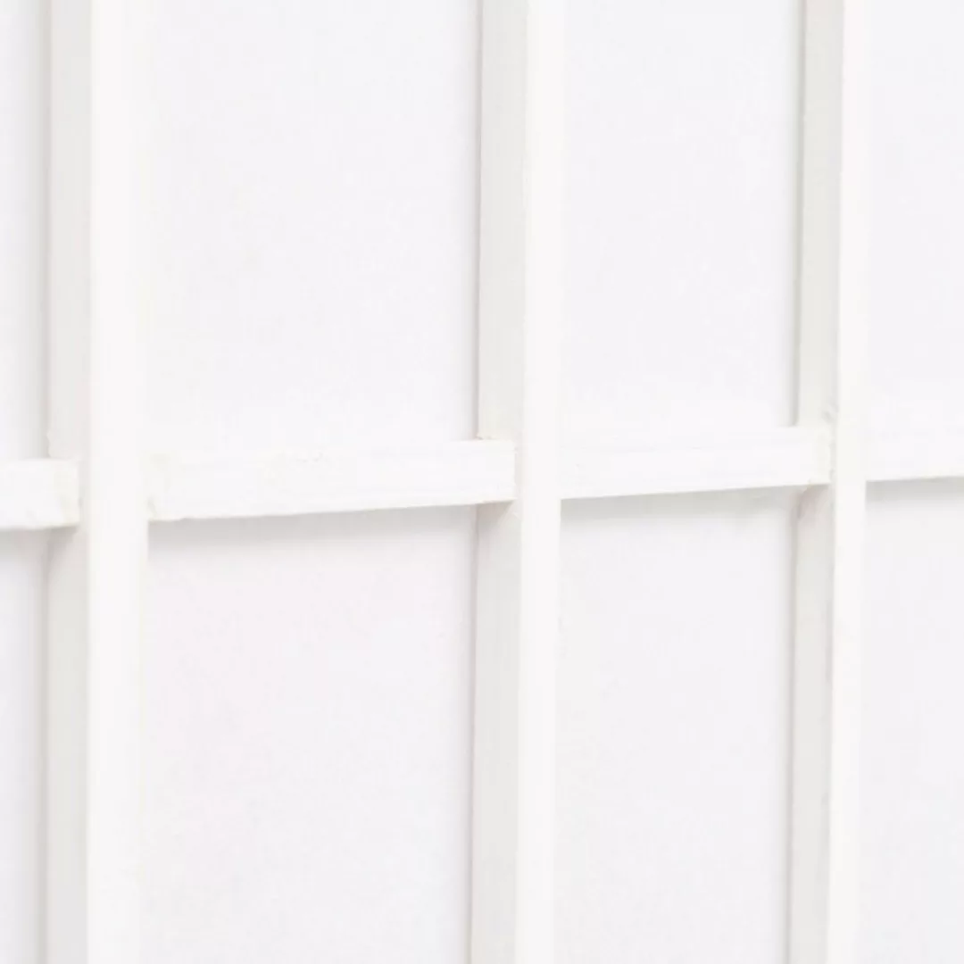 5-tlg. Raumteiler Japanischer Stil Klappbar 200 X 170 Cm Weiß günstig online kaufen