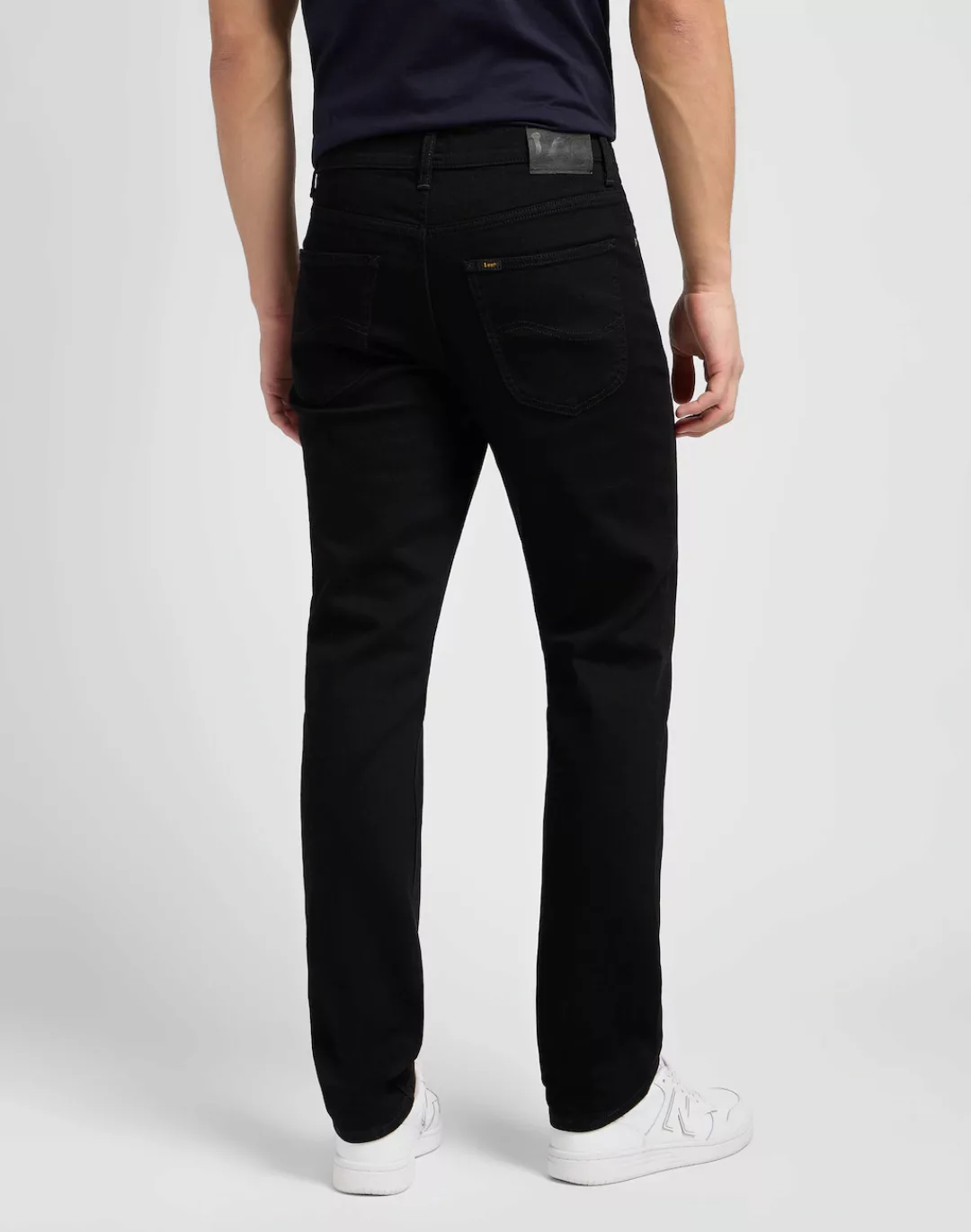 Lee Herren Jeans Brooklyn Straight - Regular Fit - Schwarz - Clean Black günstig online kaufen