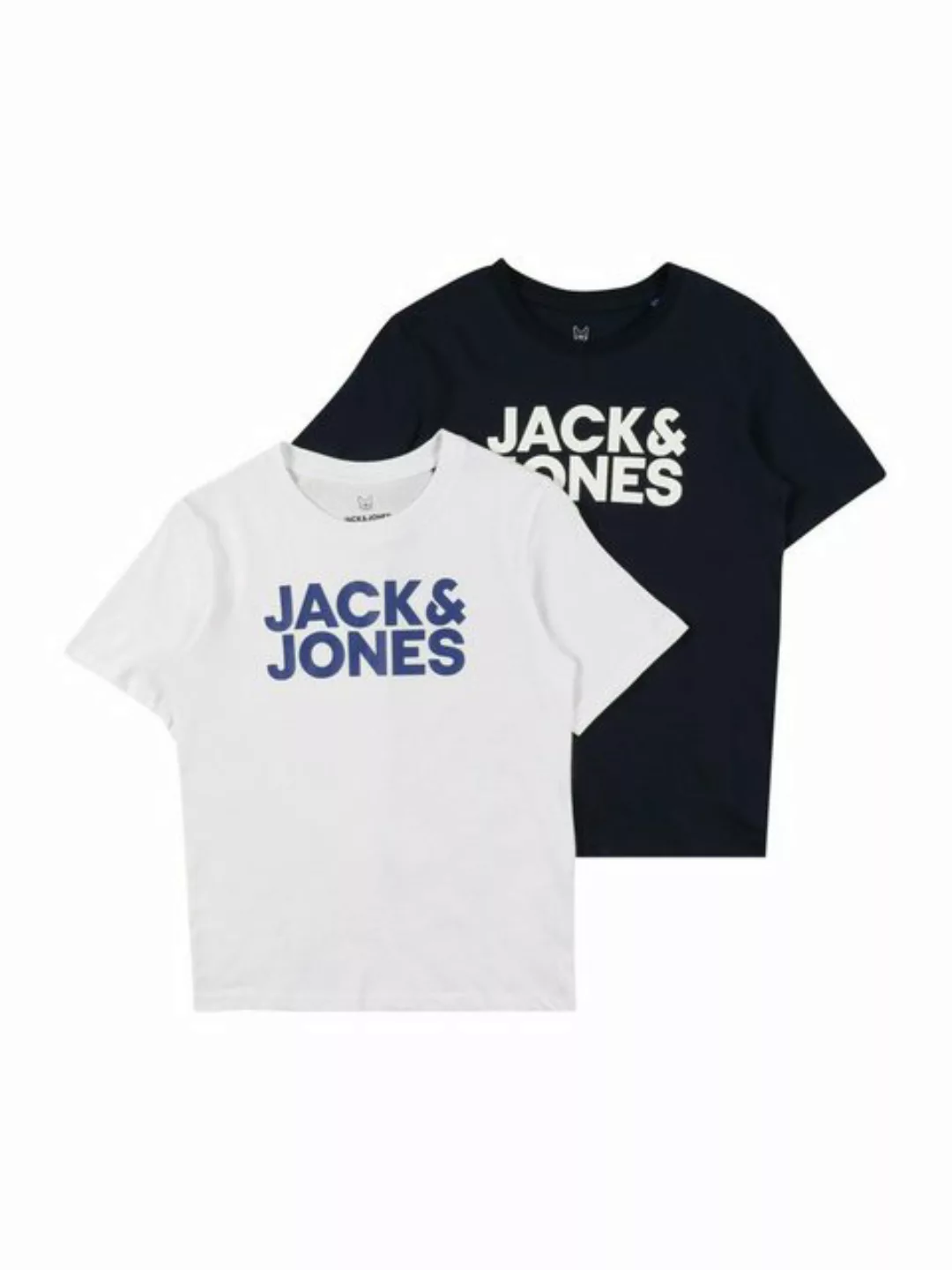 Jack & Jones Junior Rundhalsshirt JJECORP LOGO TEE SS CREW NE 2PK NOOS JNR günstig online kaufen