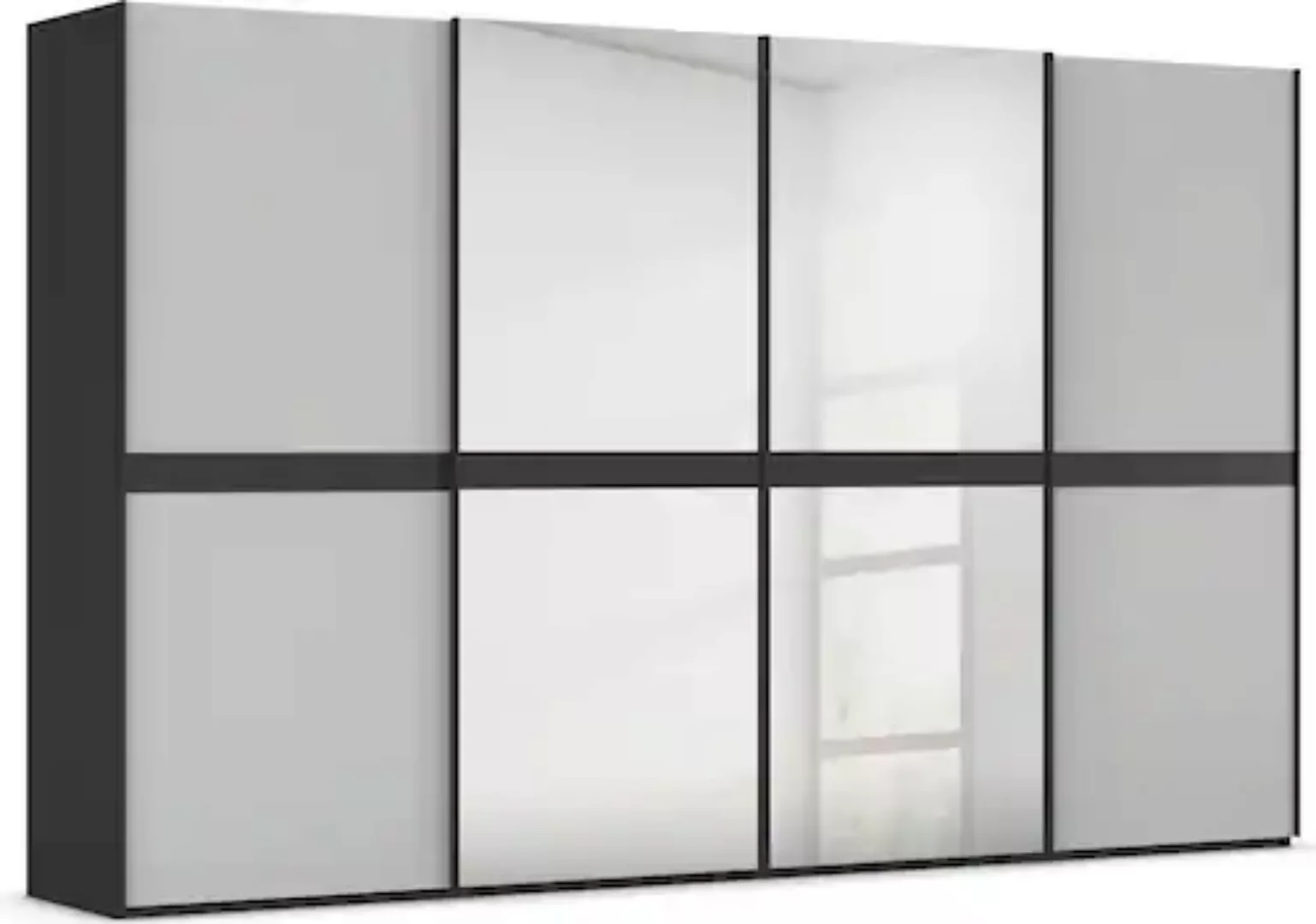 rauch Schwebetürenschrank "Scale-LINE", edle Optik mit Bauchbinde mit Glas/ günstig online kaufen