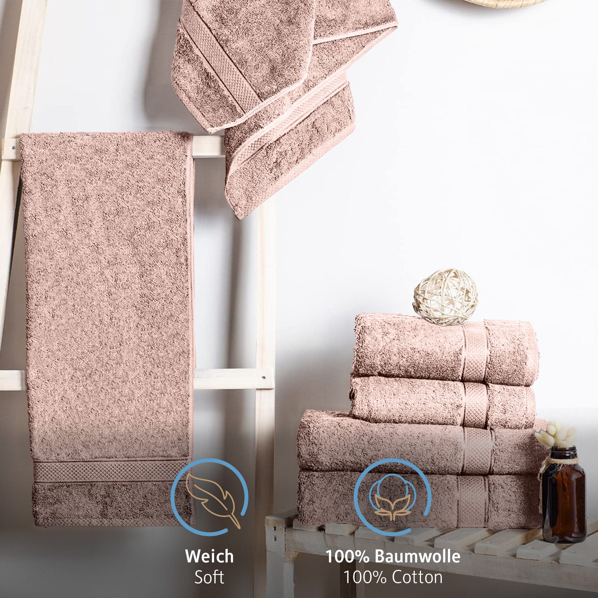 Komfortec Handtuch Set Handtuch Set 100% günstig online kaufen