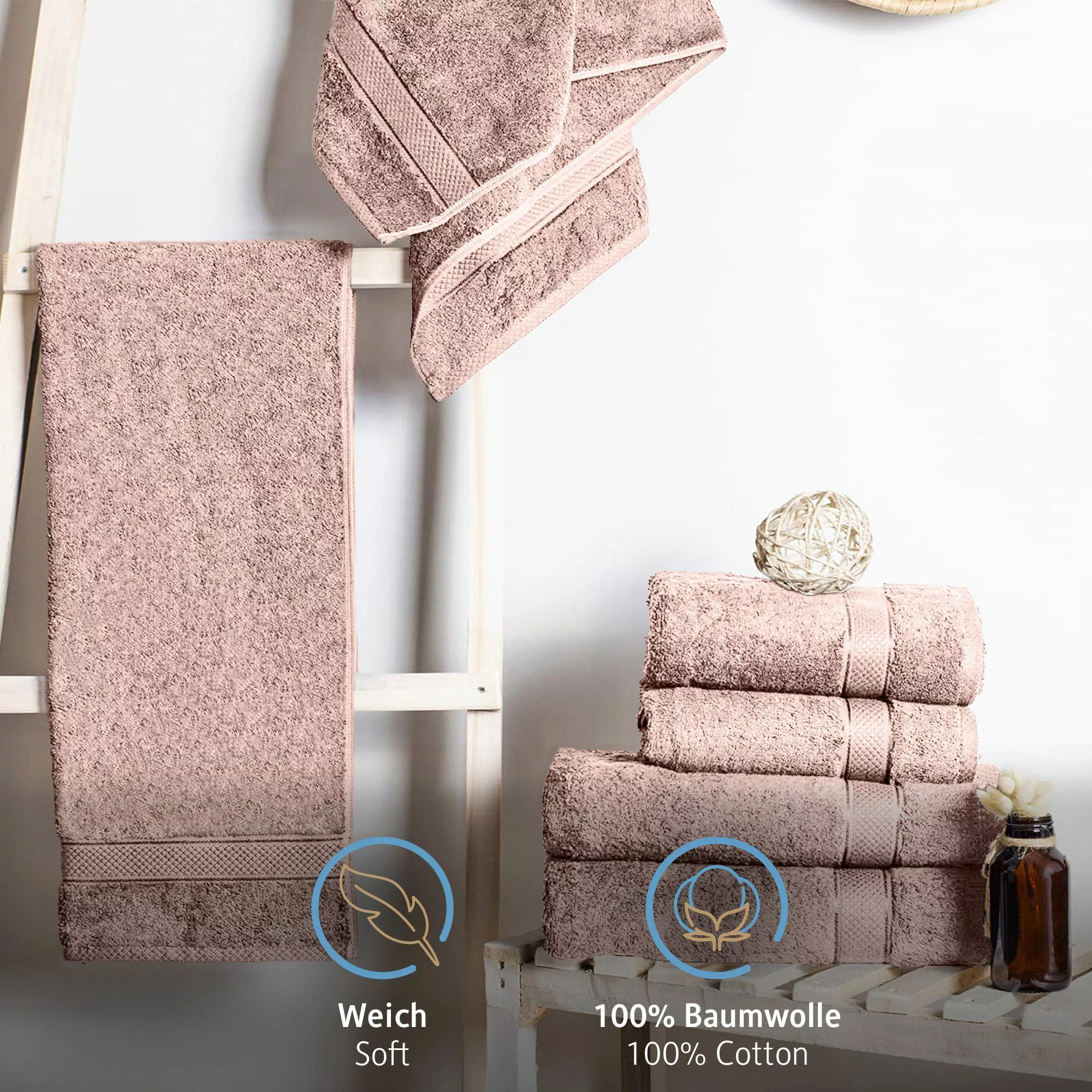Komfortec Handtuch Set Handtuch Set 100% günstig online kaufen