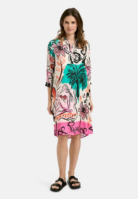 Milano Italy Sommerkleid DRESS W COLLAR, HALF PLACKET, 3/4 S günstig online kaufen