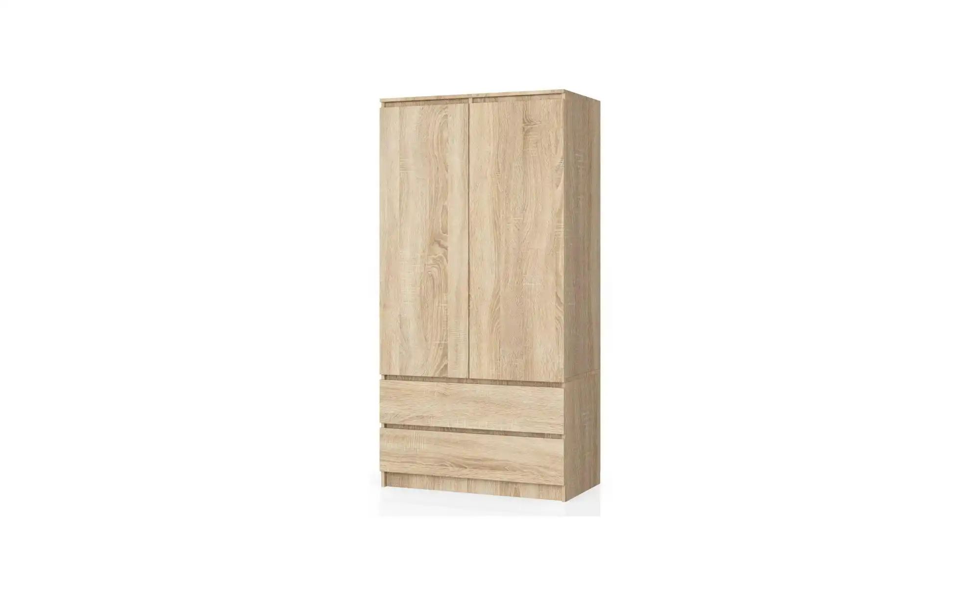 Drehtürenschrank mit 2 Schubladen Oda ¦ holzfarben ¦ Maße (cm): B: 90 H: 18 günstig online kaufen