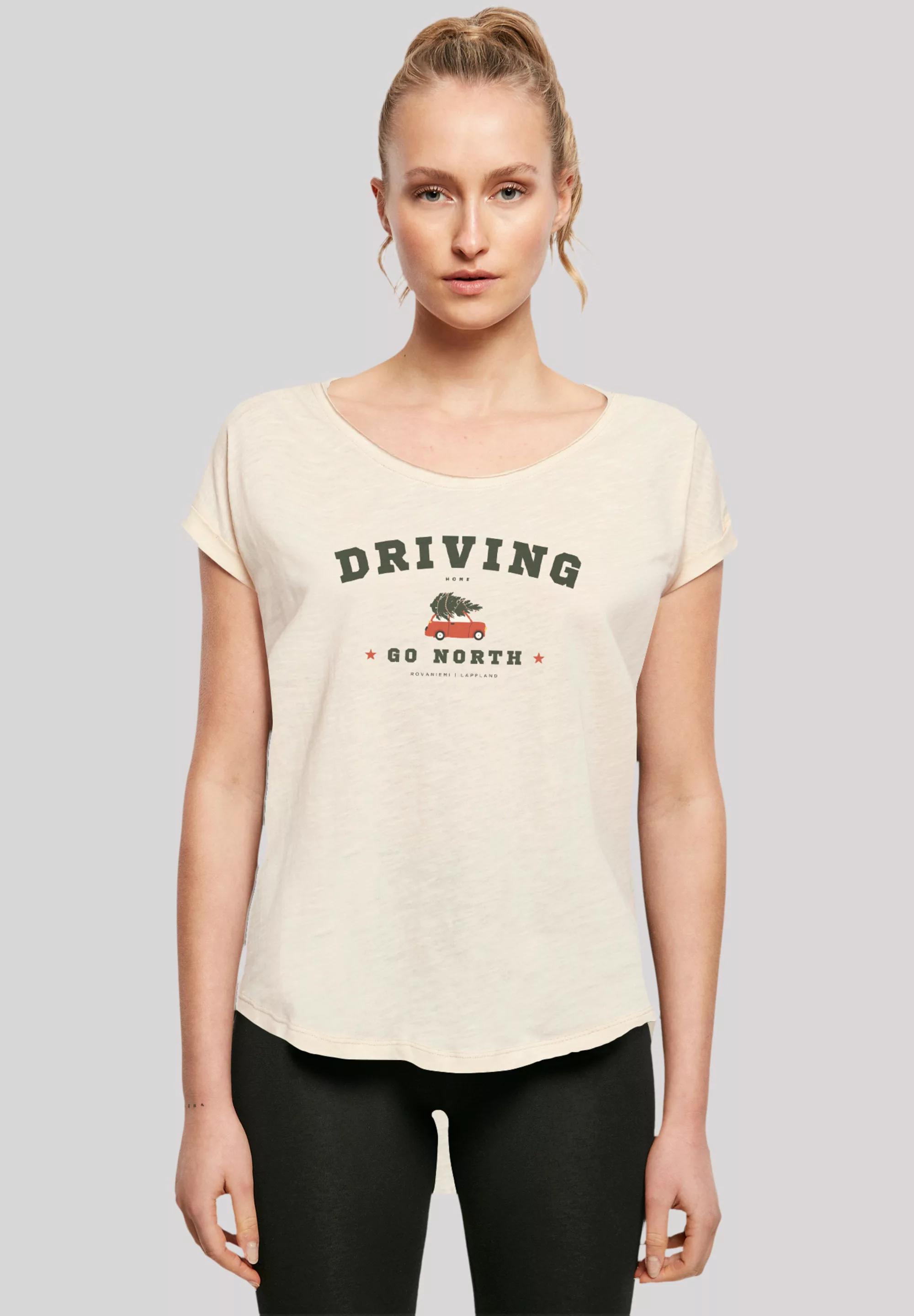 F4NT4STIC T-Shirt "Driving Home Weihnachten", Weihnachten, Geschenk, Logo günstig online kaufen