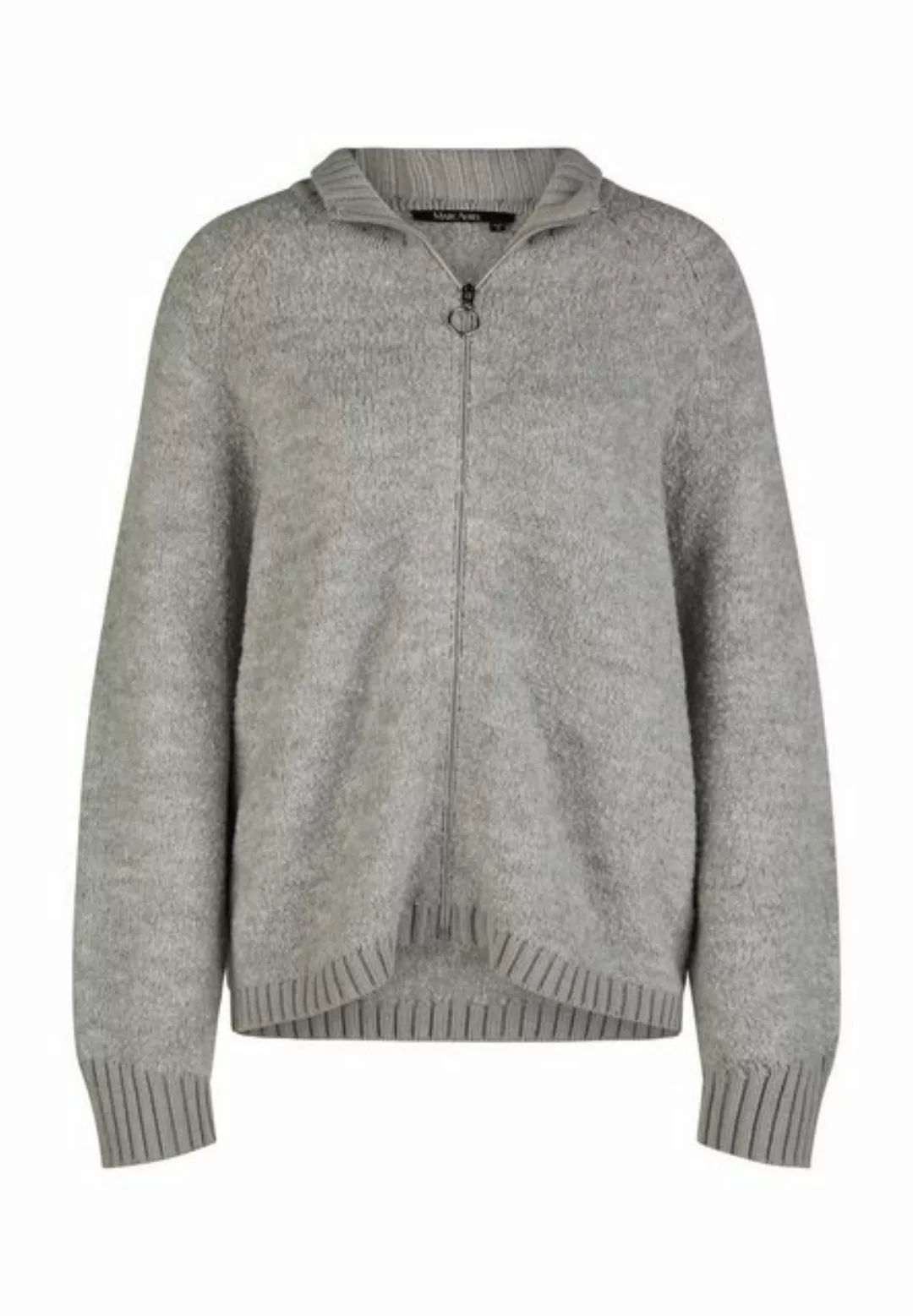 MARC AUREL Strickjacke Strick, silver grey melange günstig online kaufen