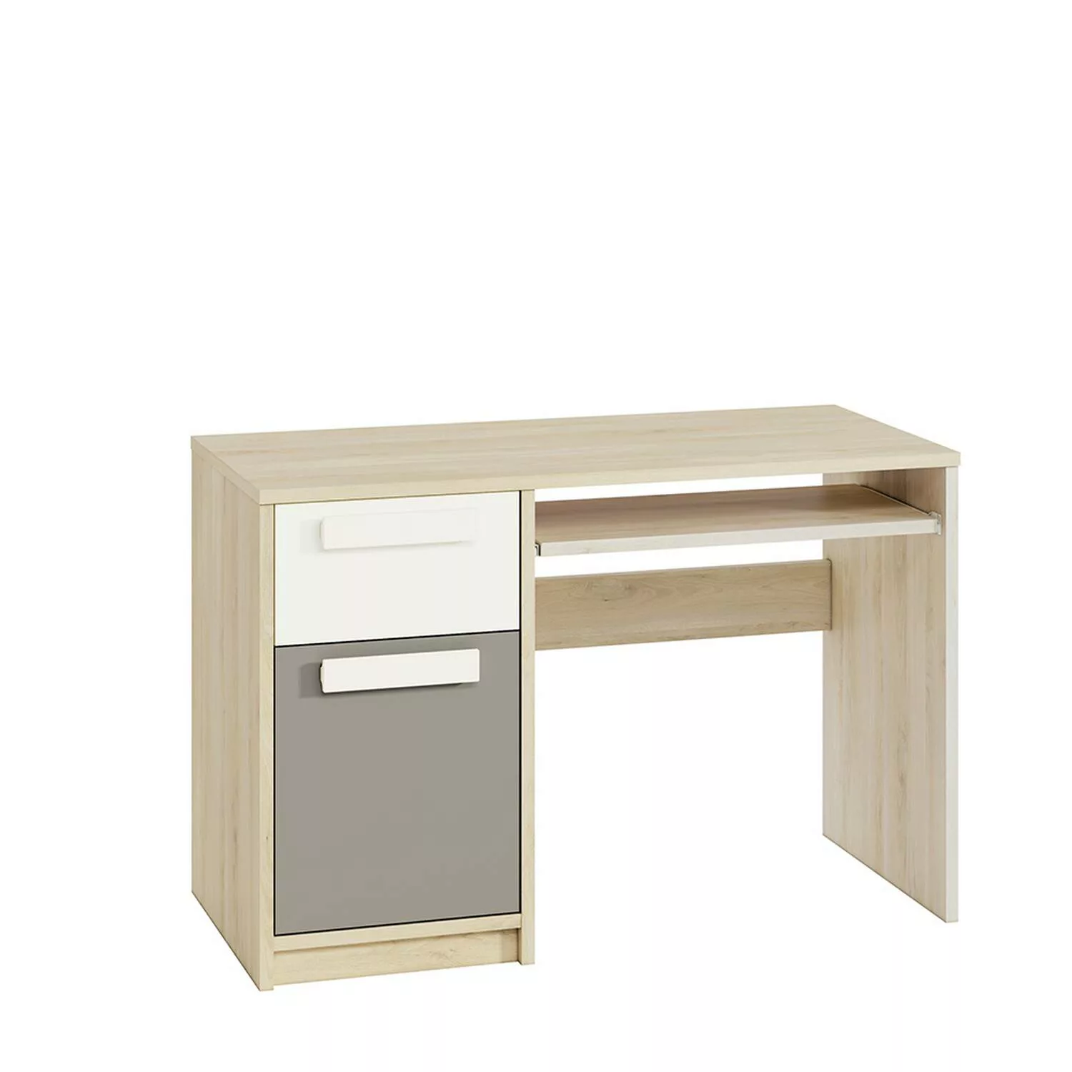 Kinderzimmer Schreibtisch Fjord Buche Nb. DARDA-131 mit Fronten in weiß und günstig online kaufen