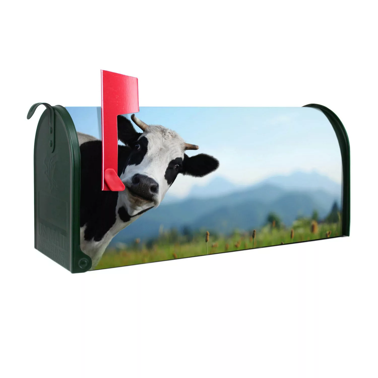 Banjado Amerikanischer Briefkasten Grün 48x22x16cm US Mailbox Letterbox Pos günstig online kaufen