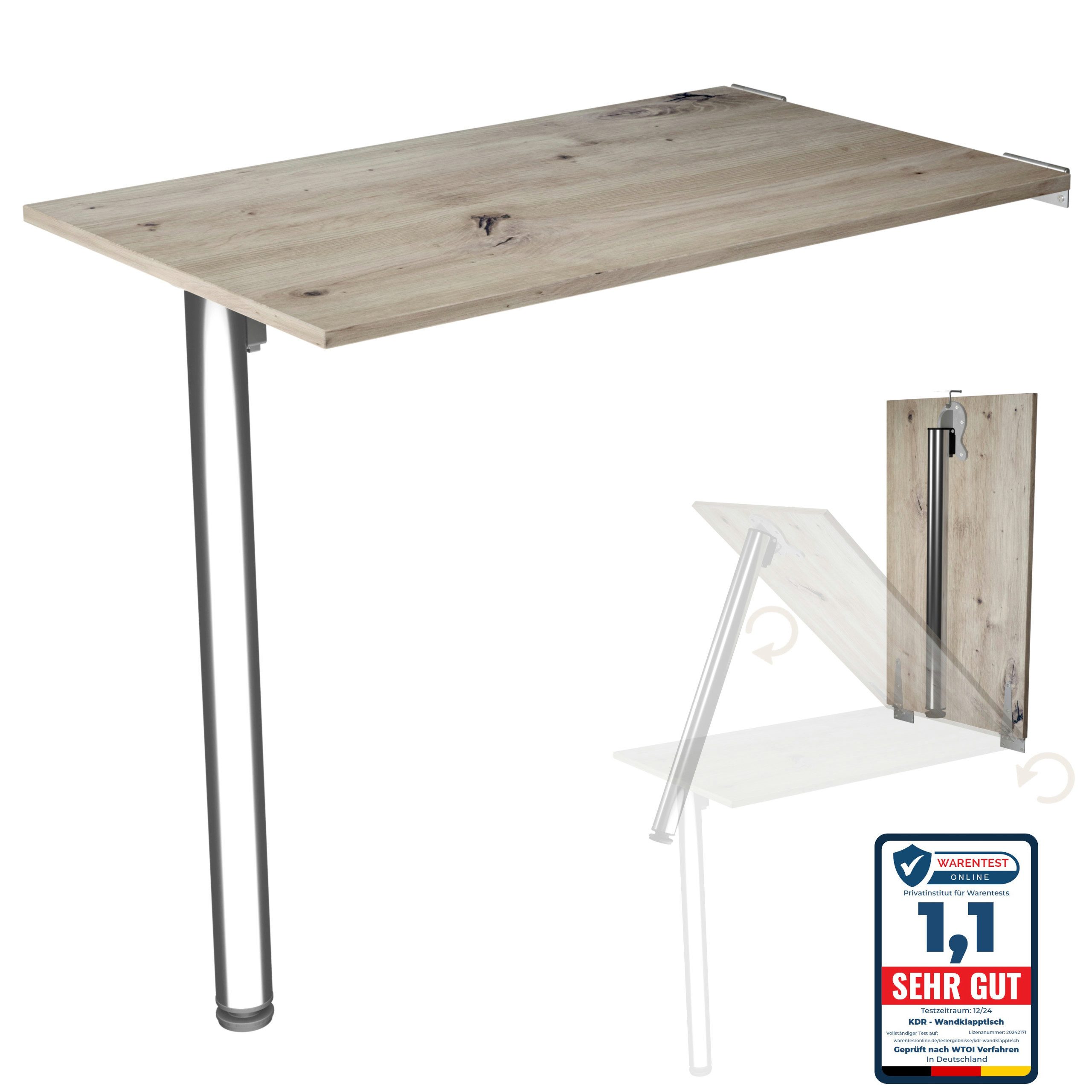 KDR Produktgestaltung Klapptisch 80x50 Wandklapptisch Esstisch günstig online kaufen