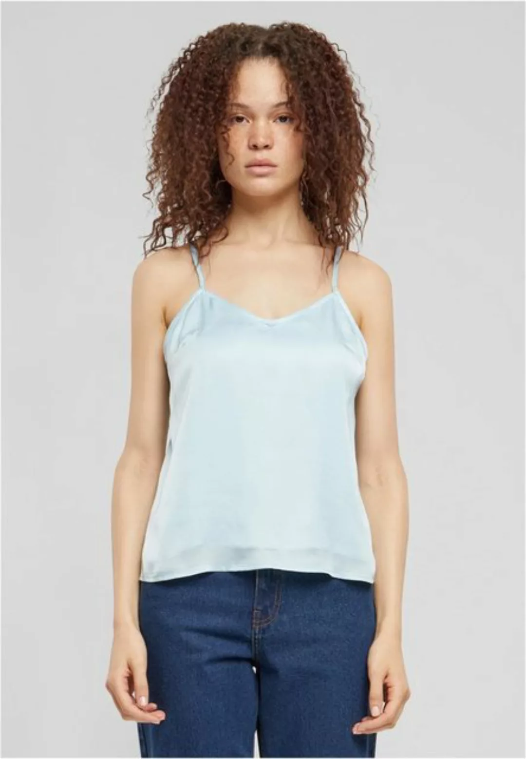 URBAN CLASSICS T-Shirt Ladies Viscose Satin Slip Top günstig online kaufen
