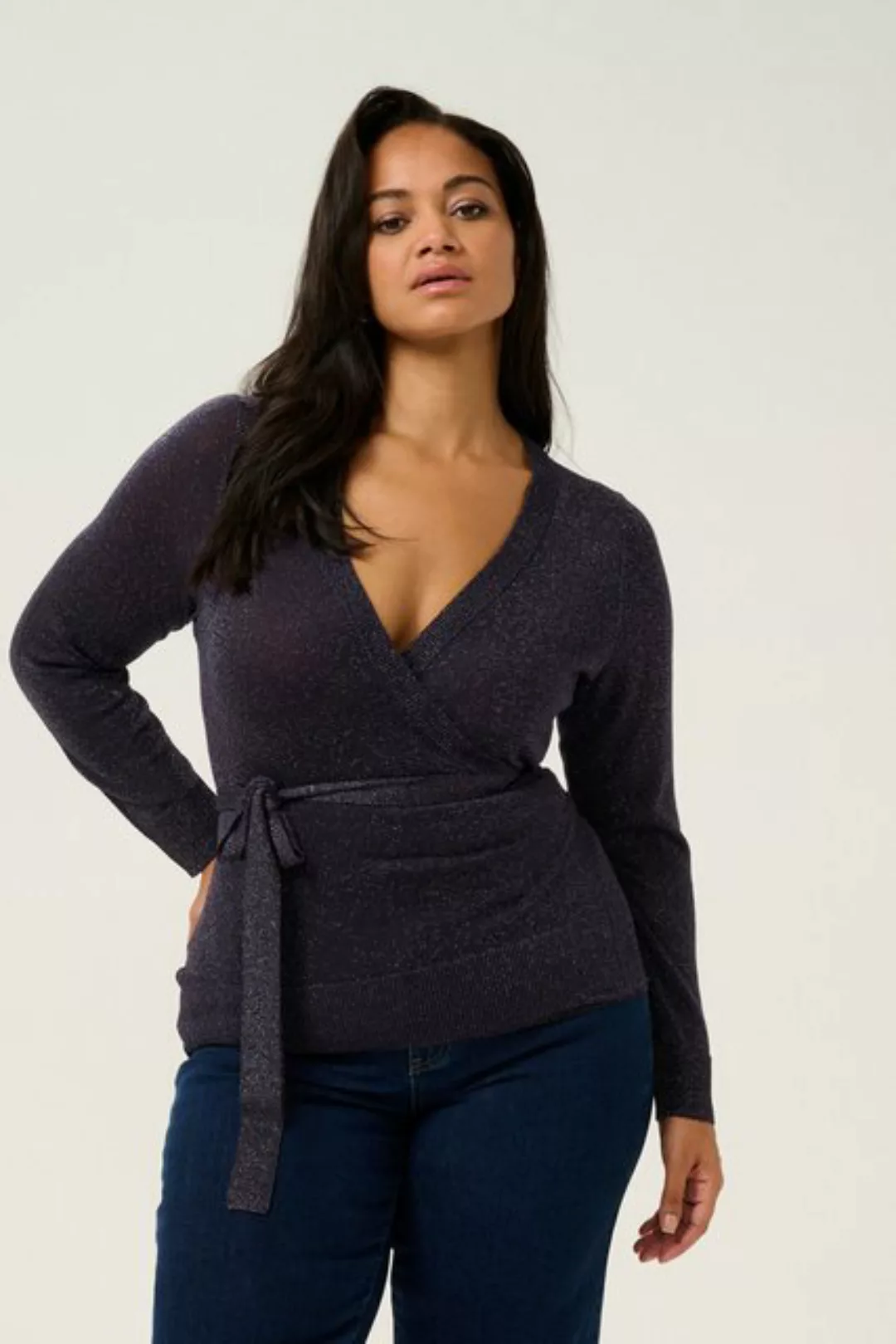 KAFFE Curve Cardigan Strickjacke KCankre Große Größen günstig online kaufen