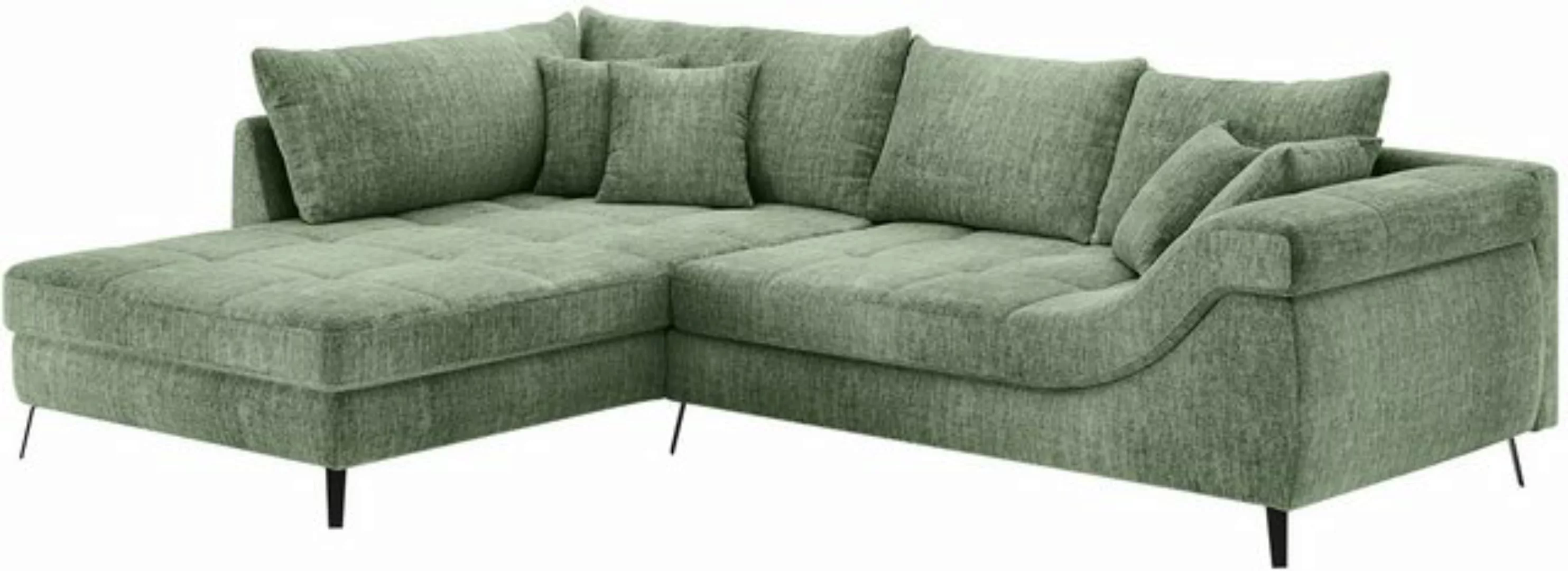 INOSIGN Ecksofa "Portofino, L-Form", Mit Kaltschaumpolsterung, bis 140 kg b günstig online kaufen