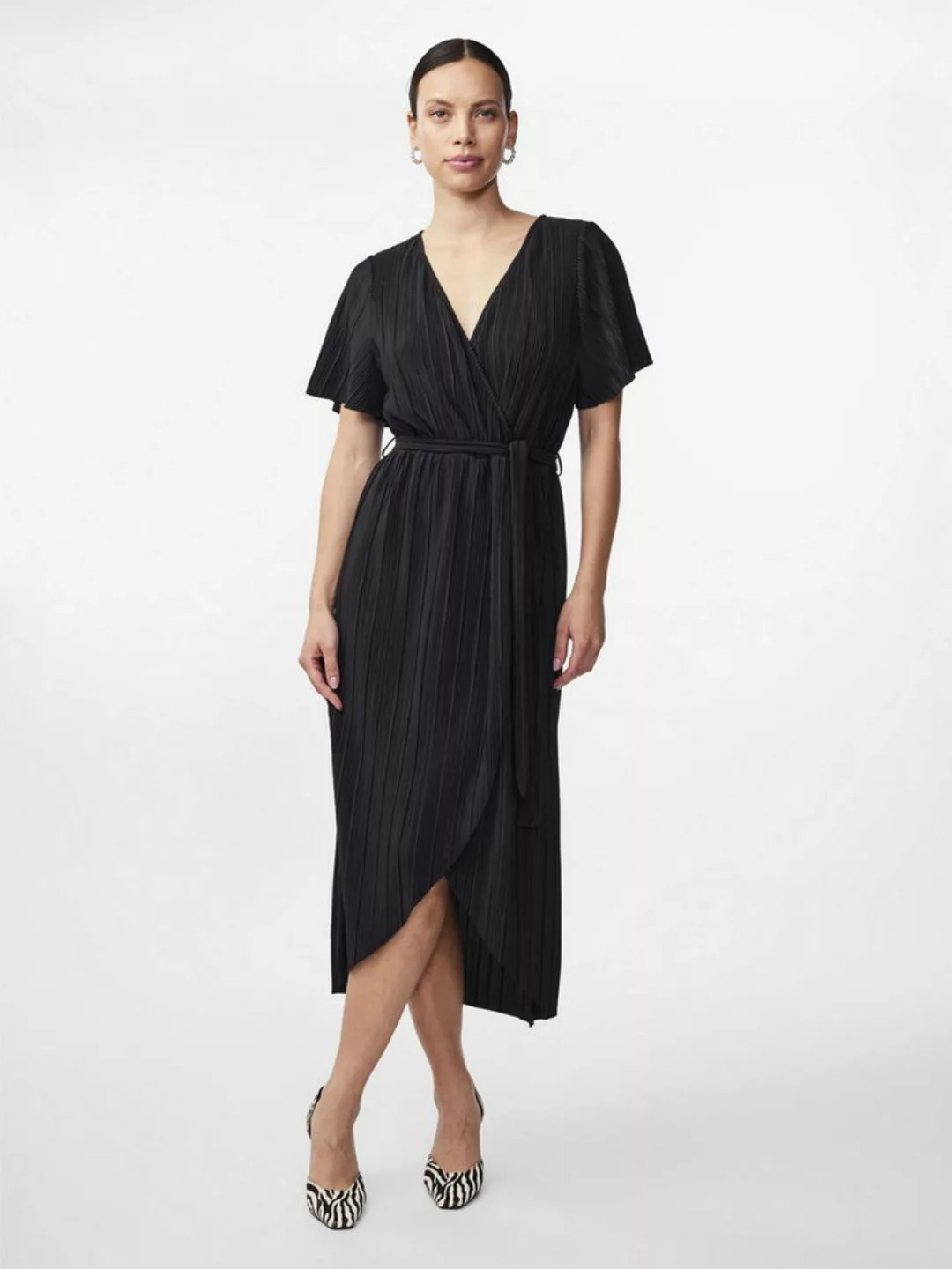 Y.A.S Midikleid YASOLINDA SS MIDI WRAP DRESS S. NOOS günstig online kaufen