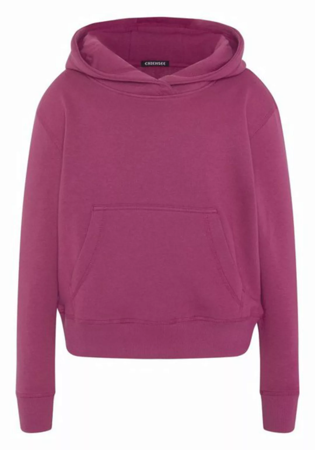 Chiemsee Kapuzensweatshirt Hoodie im cleanen Design 1 günstig online kaufen