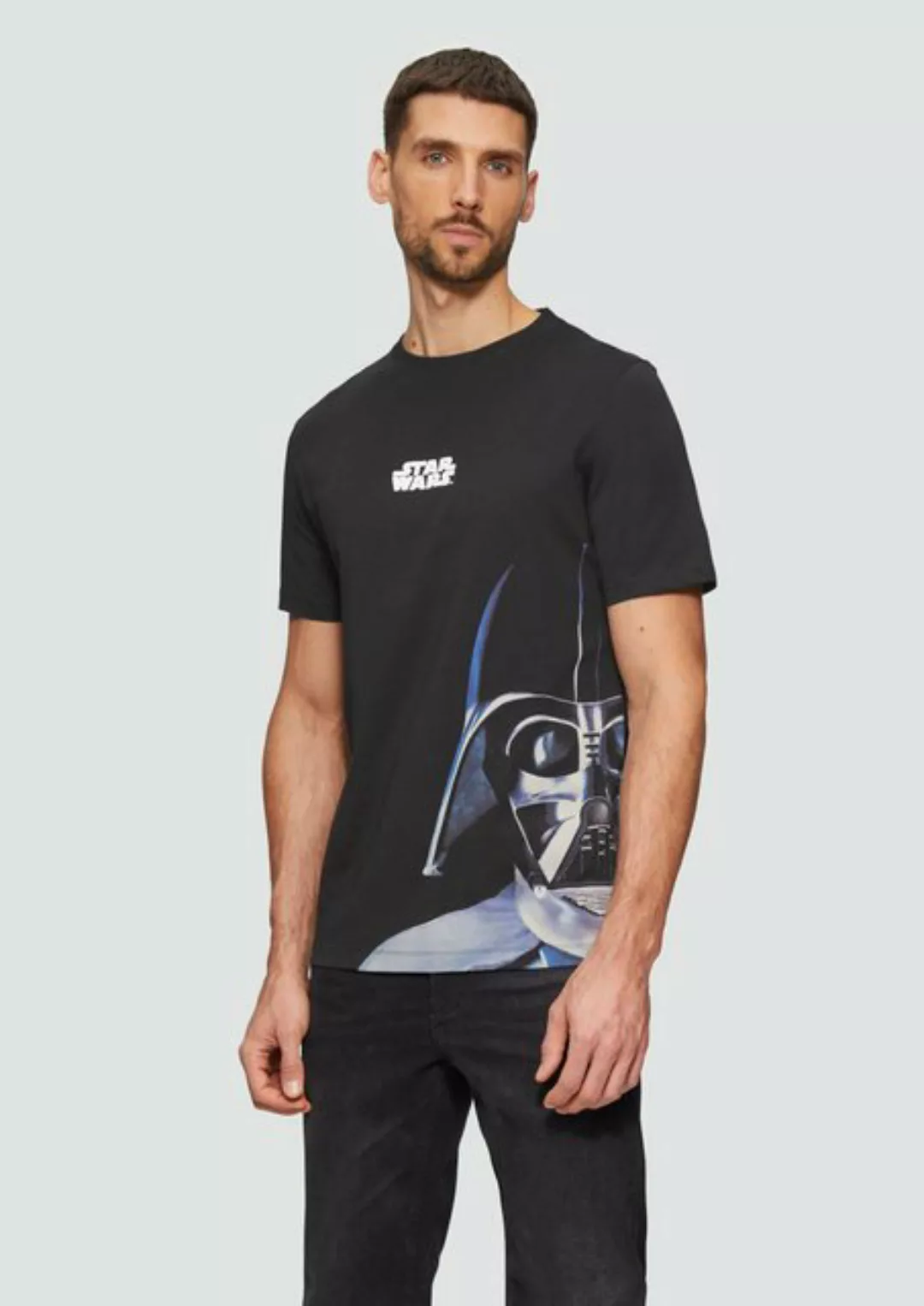 s.Oliver Kurzarmshirt T-Shirt mit Star Wars™ Print Artwork günstig online kaufen