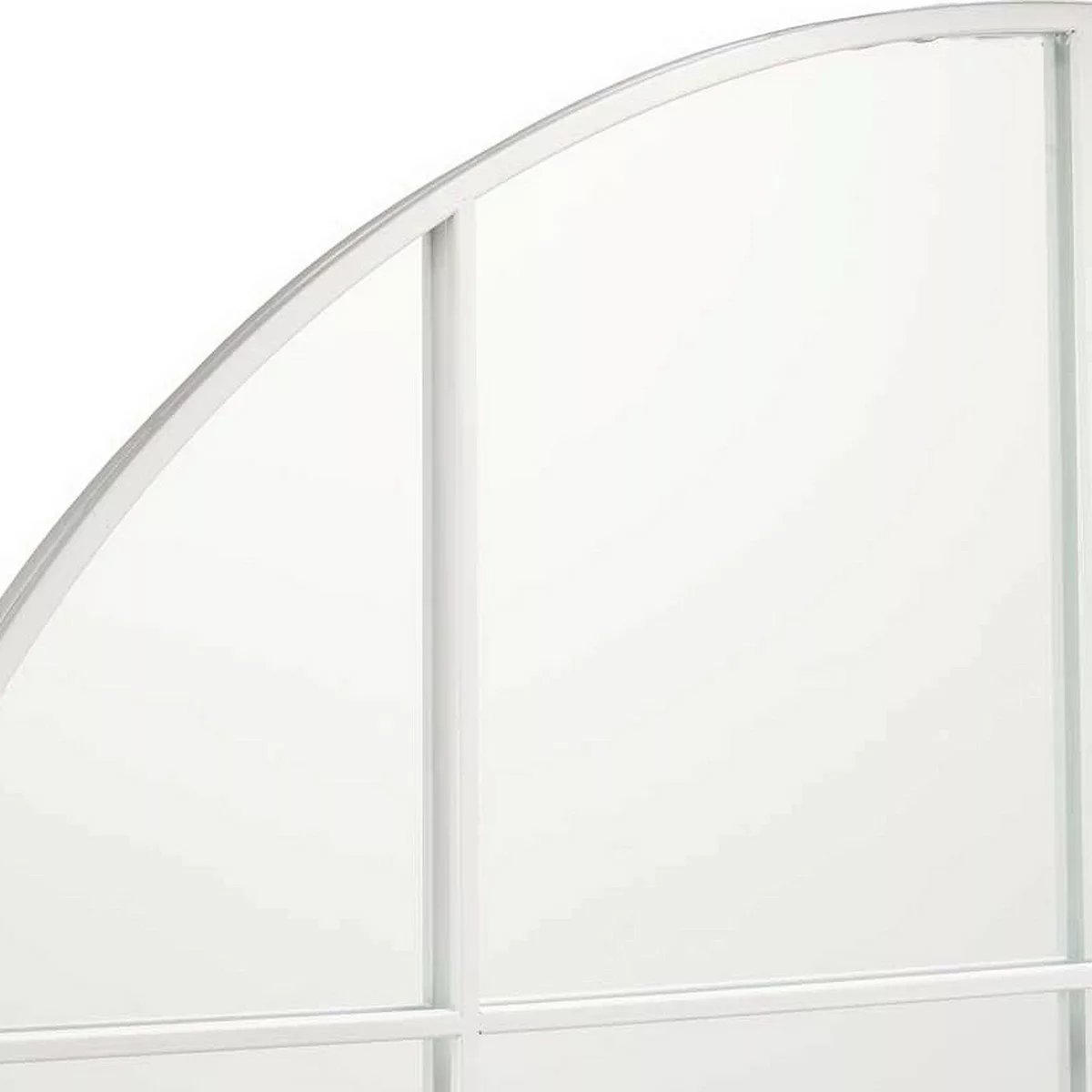 Wandspiegel Rund Metall Weiß (100 X 2,5 X 100 Cm) günstig online kaufen