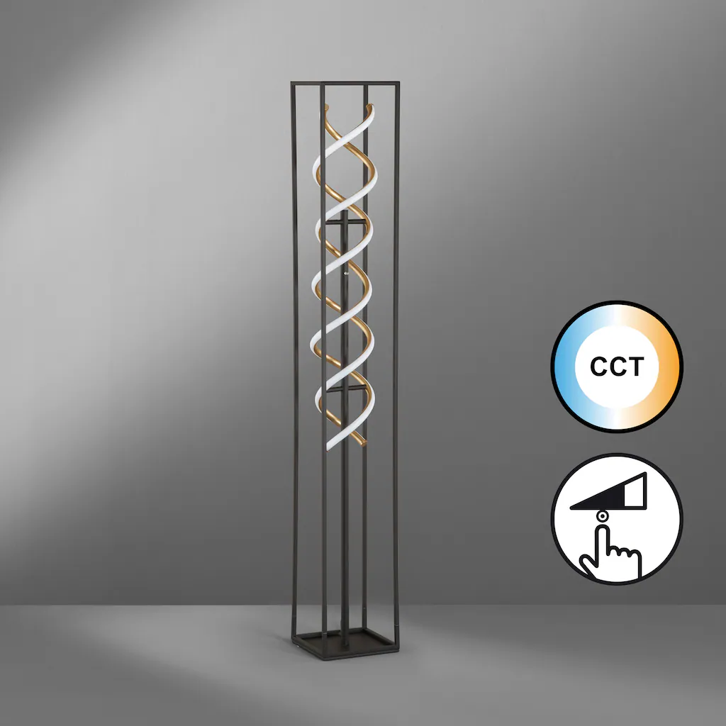 FISCHER & HONSEL Stehlampe »Gian«, 1 flammig, Leuchtmittel LED-Modul   LED günstig online kaufen