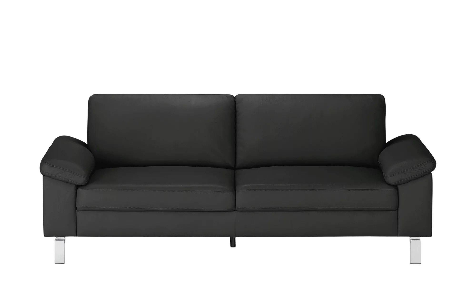 Max Schelling Ledersofa  Maximum ¦ schwarz ¦ Maße (cm): B: 224 H: 86 T: 97 günstig online kaufen