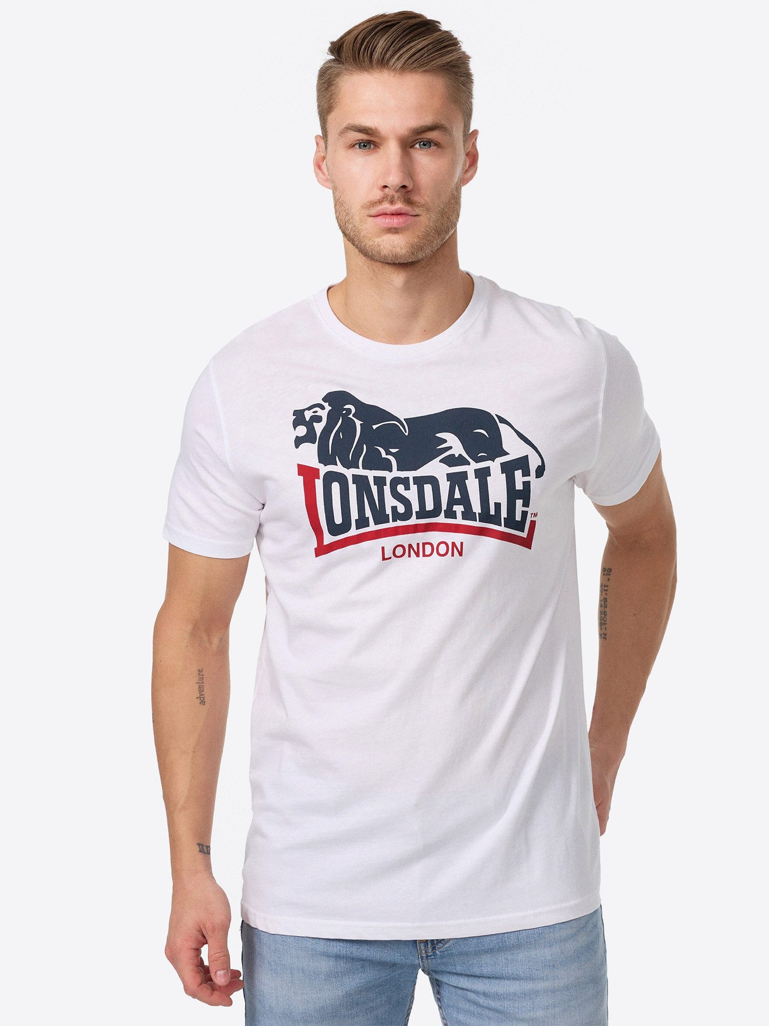 Lonsdale T-Shirt LOSCOE (Packung, 2-tlg., 2er-Pack) günstig online kaufen