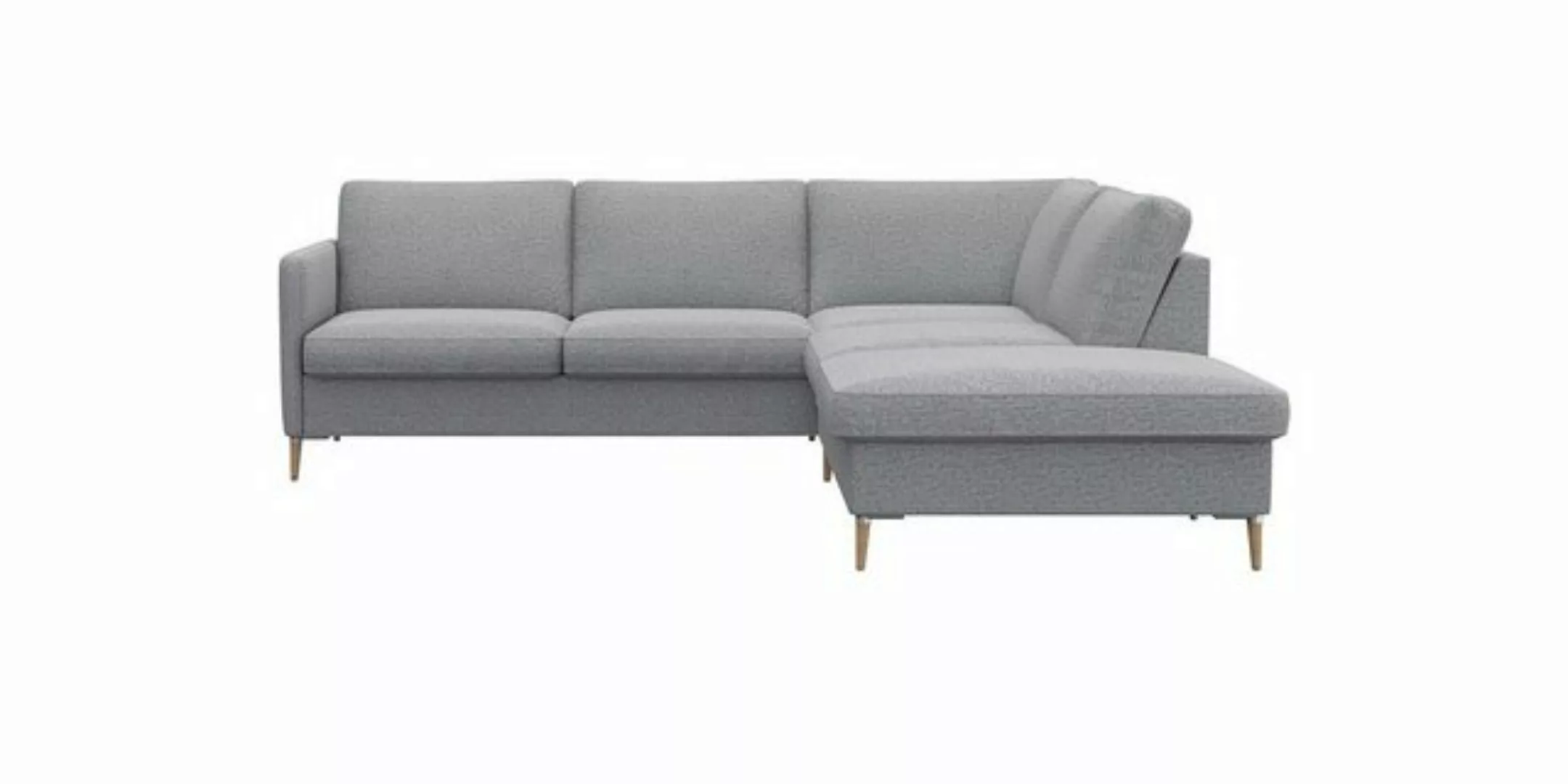 FLEXLUX Ecksofa Fiore, L-Form, schmale Armlehnen, Kaltschaum im Sitz, Füße günstig online kaufen