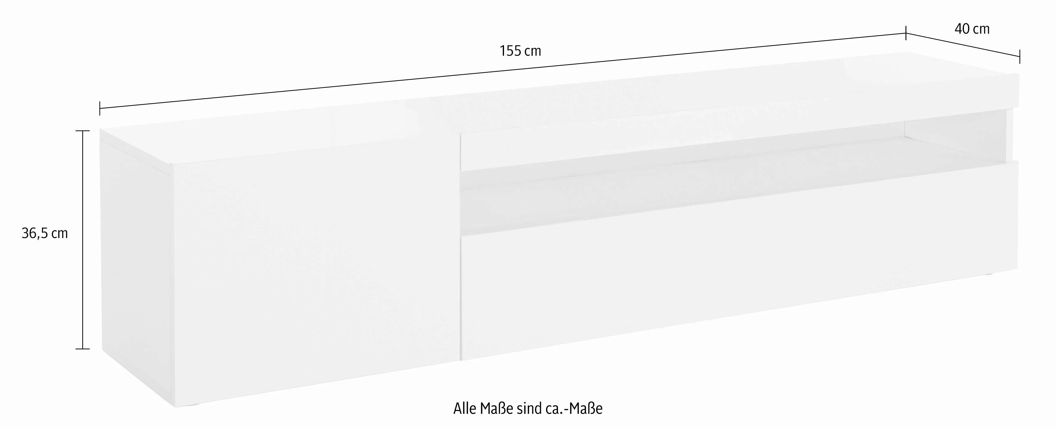 INOSIGN Lowboard "Egypt", Breite 155 cm günstig online kaufen