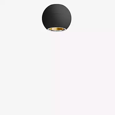 Bega 50858 - Studio Line Deckenleuchte LED, schwarz/messing matt - 3.000 K günstig online kaufen