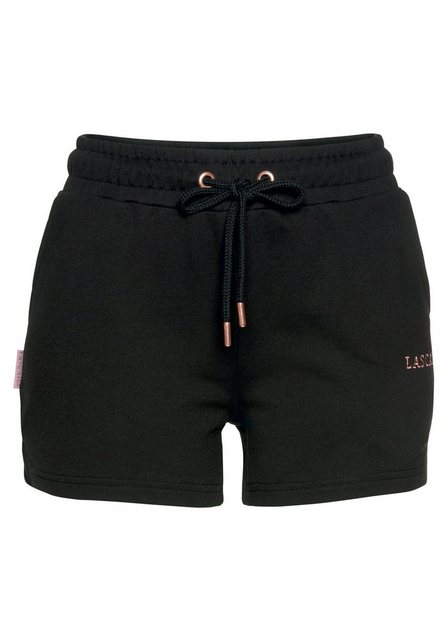 LASCANA Sweatshorts mit Logostickerei, Loungeanzug günstig online kaufen