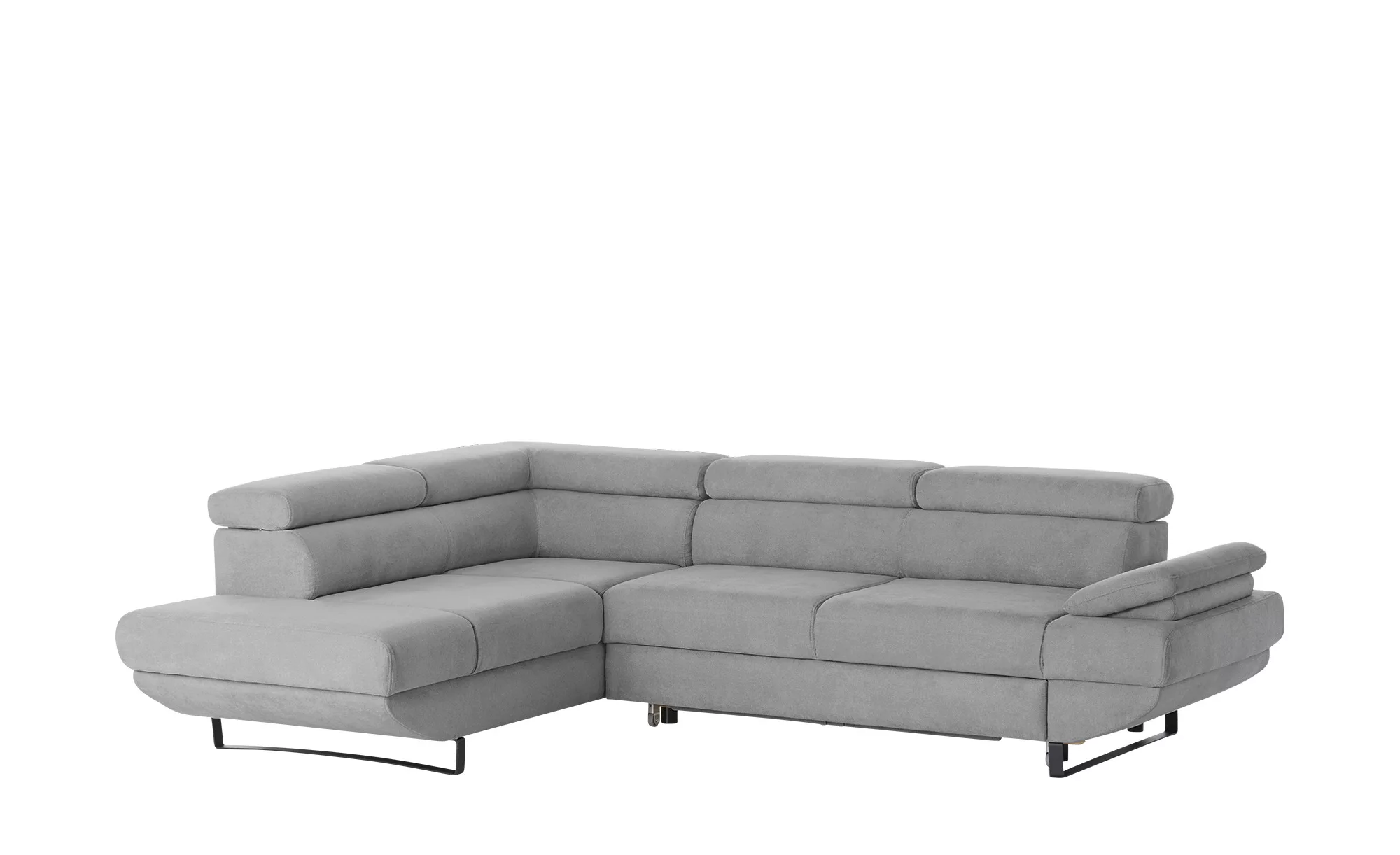 switch Ecksofa aus Mikrofaser Gio ¦ grau ¦ Maße (cm): B: 263 H: 74 T: 200 P günstig online kaufen