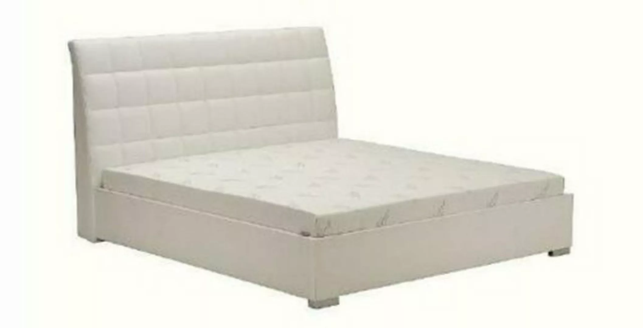 JVmoebel Bett, Bett Doppelbett Designer Betten Doppelbett Leder Polster Tex günstig online kaufen