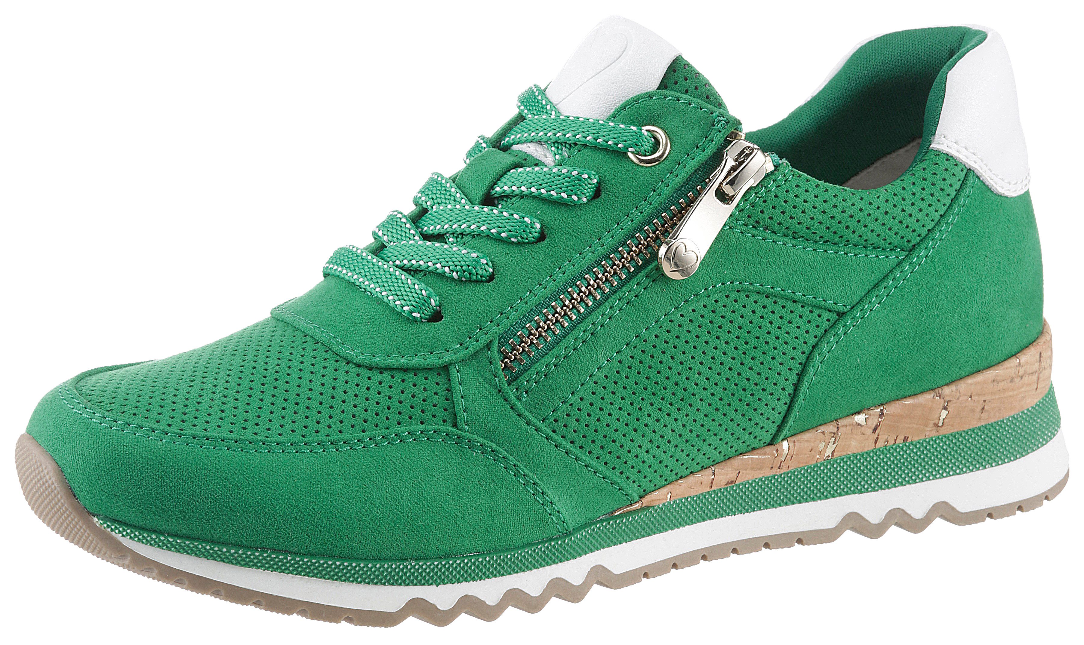MARCO TOZZI Keilsneaker, Freizeitschuh, Halbschuh, Schnürschuh günstig online kaufen