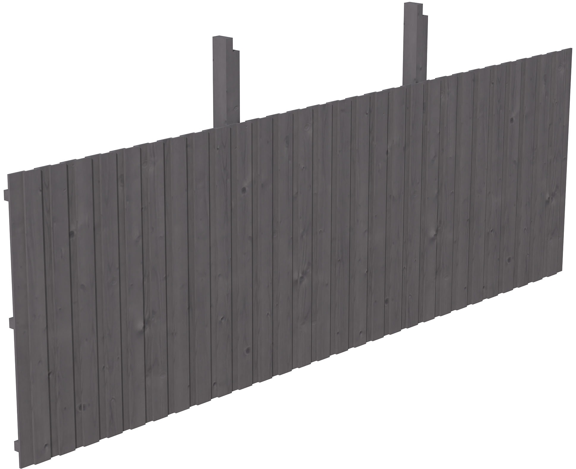 Skan Holz Rückwand Deckelschalung 550 x 180 cm Fichte Schiefergrau günstig online kaufen