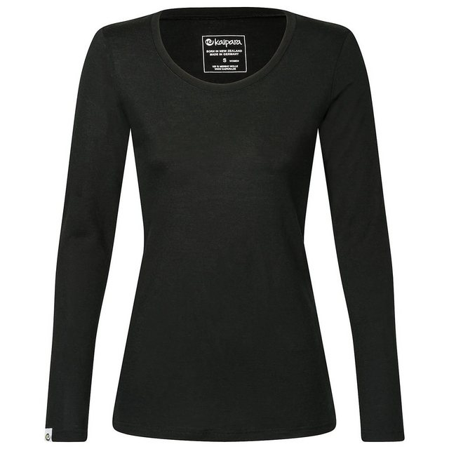 Kaipara - Merino Sportswear Langarmshirt Merino Longsleeve Damen Rundhals S günstig online kaufen