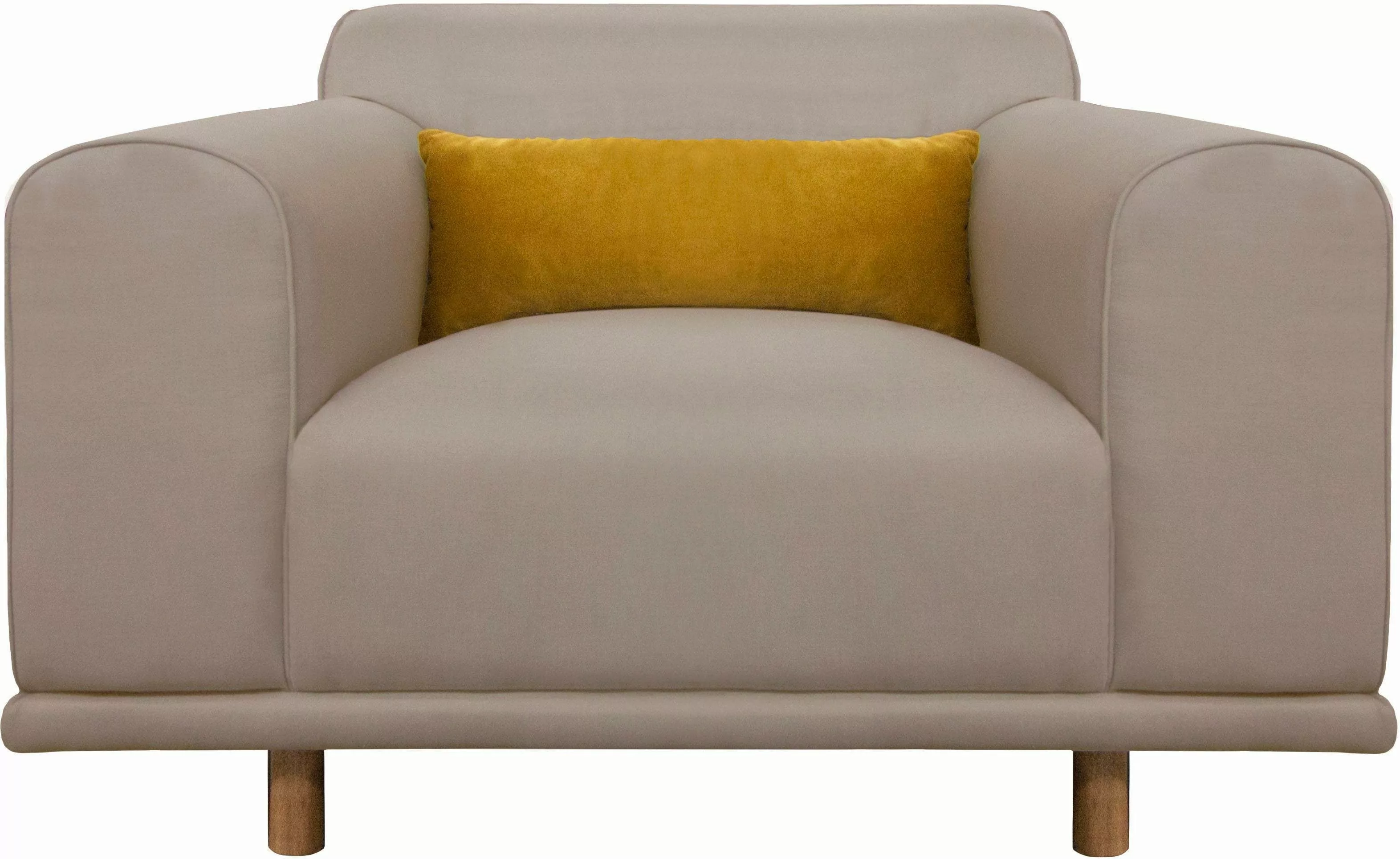 andas Loveseat »Maroon«, in skandinavischem Design, mit losem Kissen günstig online kaufen