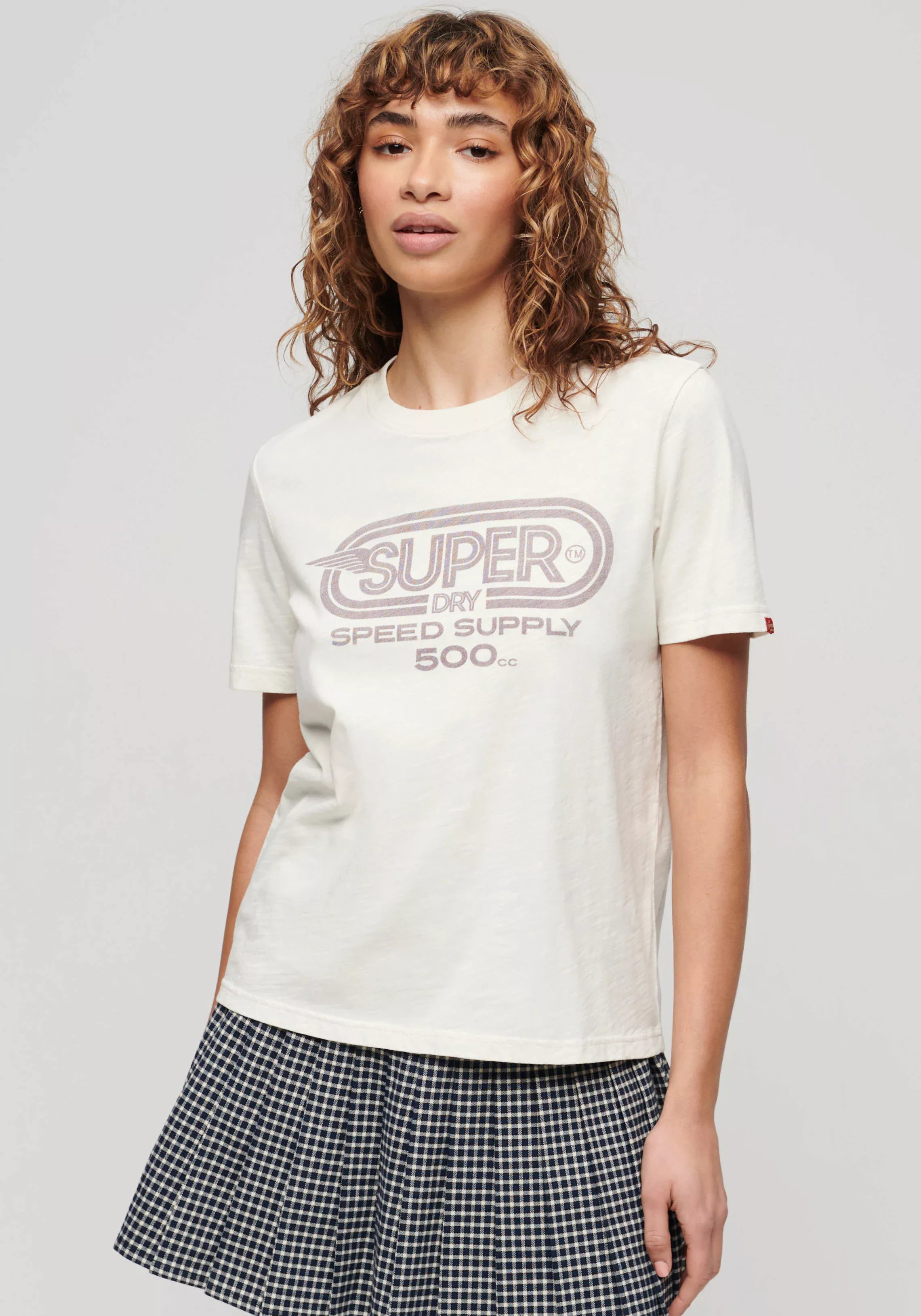 Superdry Print-Shirt ARCHIVE KISS PRINT RELAXED TEE günstig online kaufen