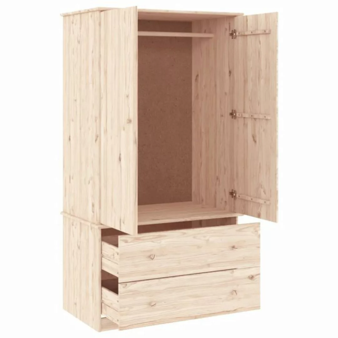 vidaXL Kleiderschrank Kleiderschrank ALTA 90x55x170 cm Massivholz Kiefer günstig online kaufen