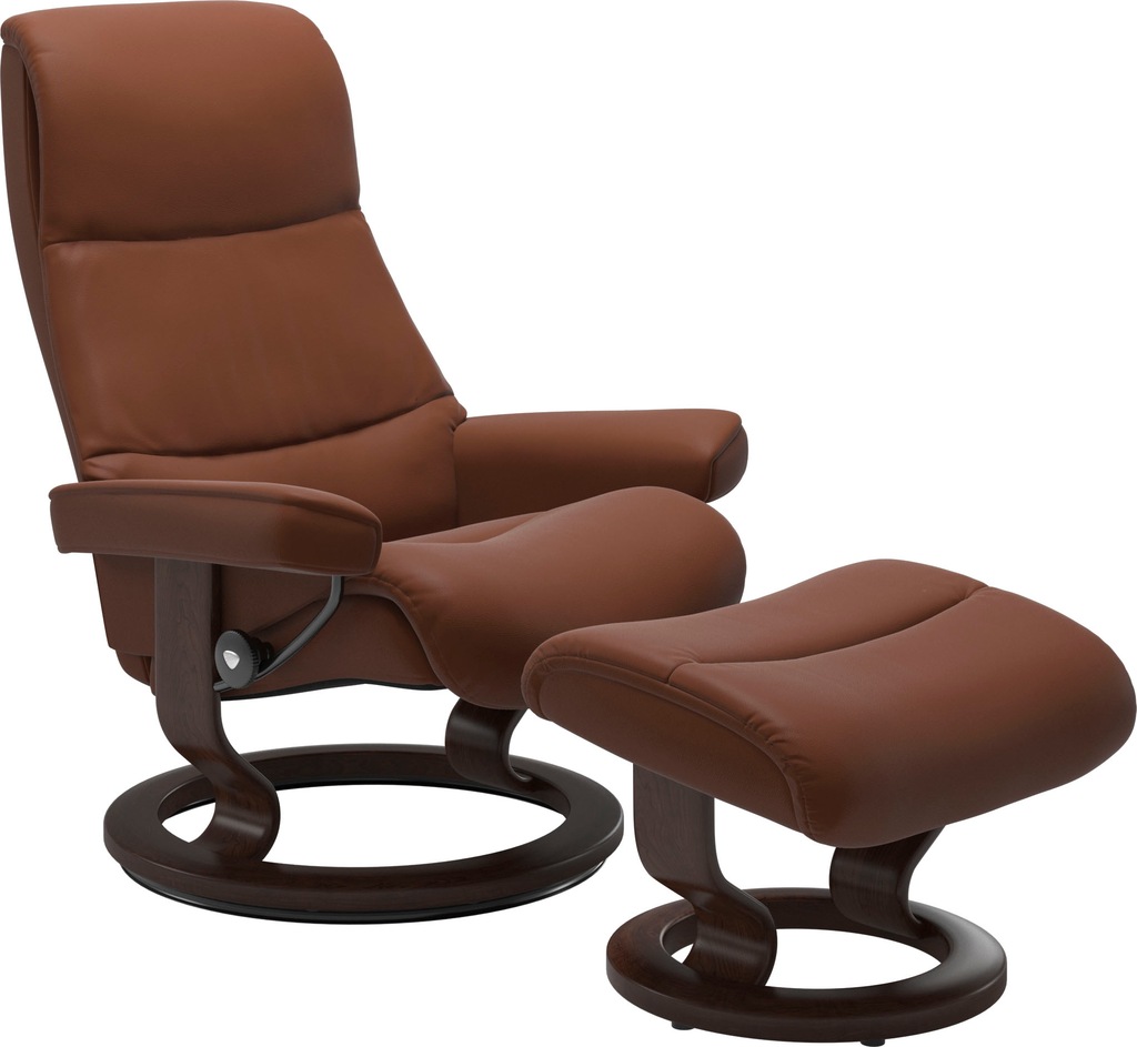 Stressless Relaxsessel "View", mit Classic Base, Größe M,Gestell Braun günstig online kaufen