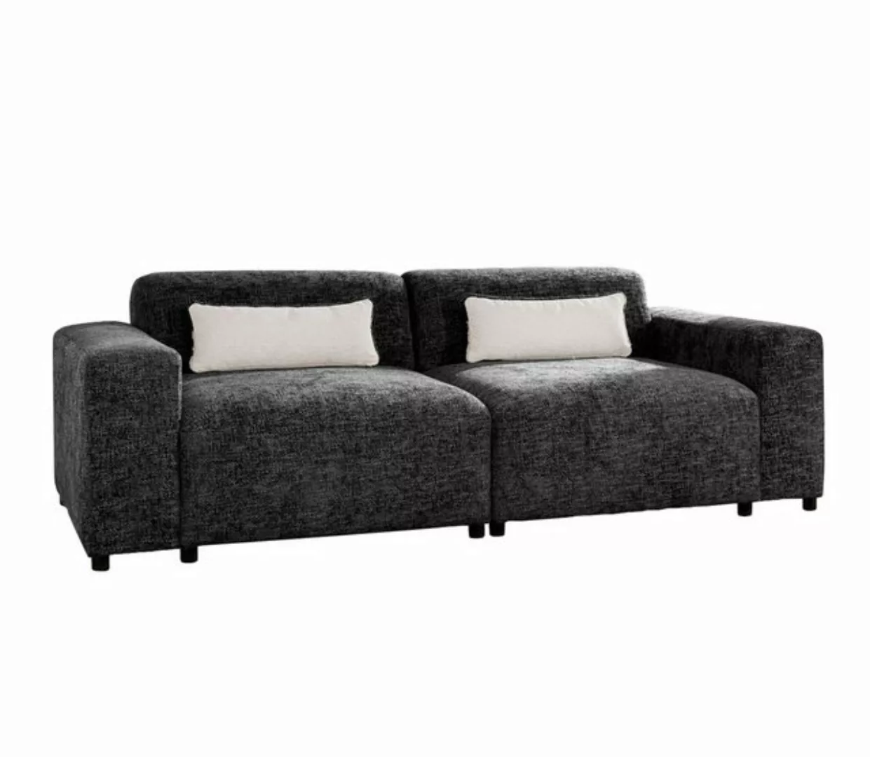 Furnix Sofa ROLIA 2-Sitzer Polstercouch für zwei Personen mit Zierkissen, m günstig online kaufen