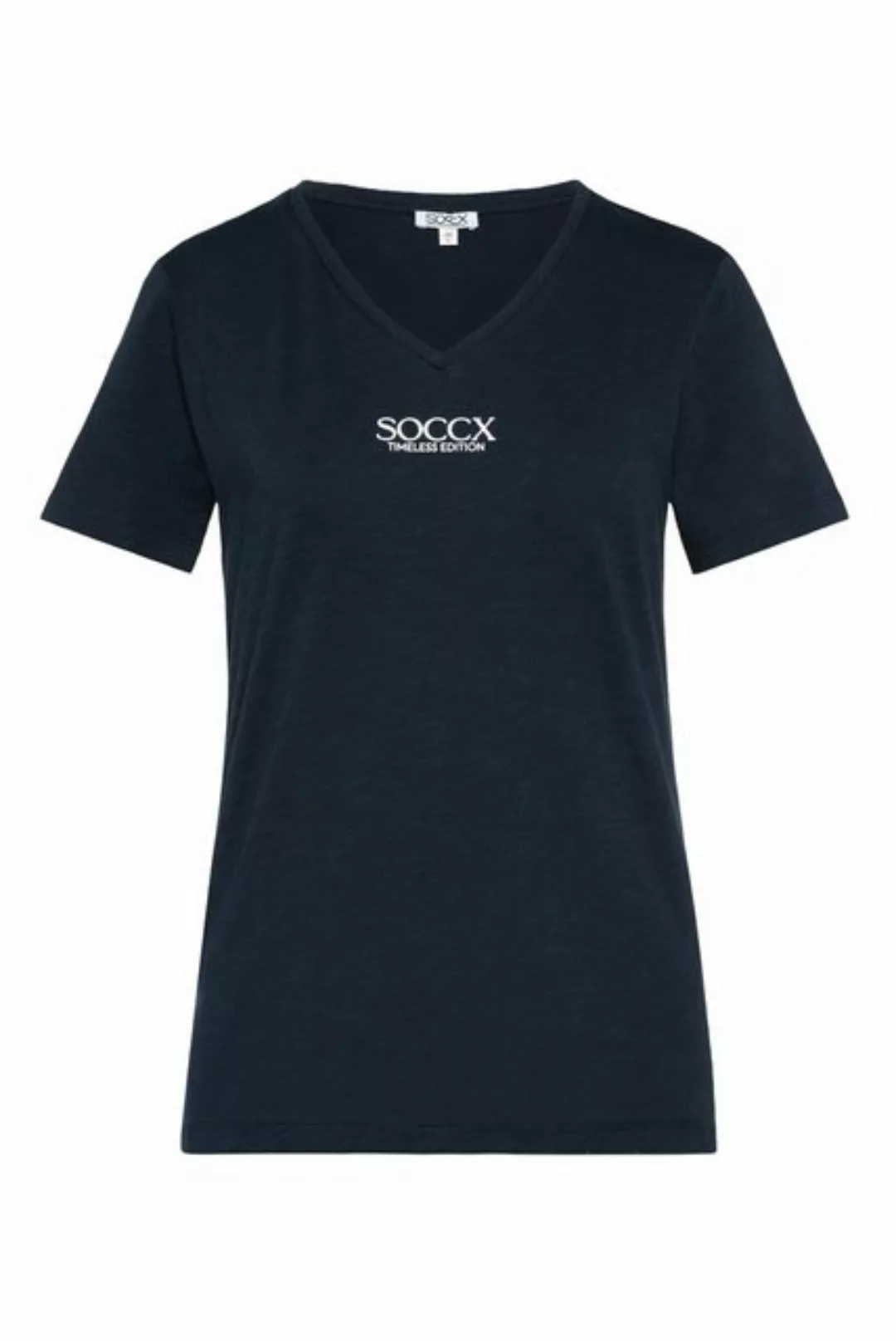 SOCCX Rundhalsshirt aus Baumwolle günstig online kaufen