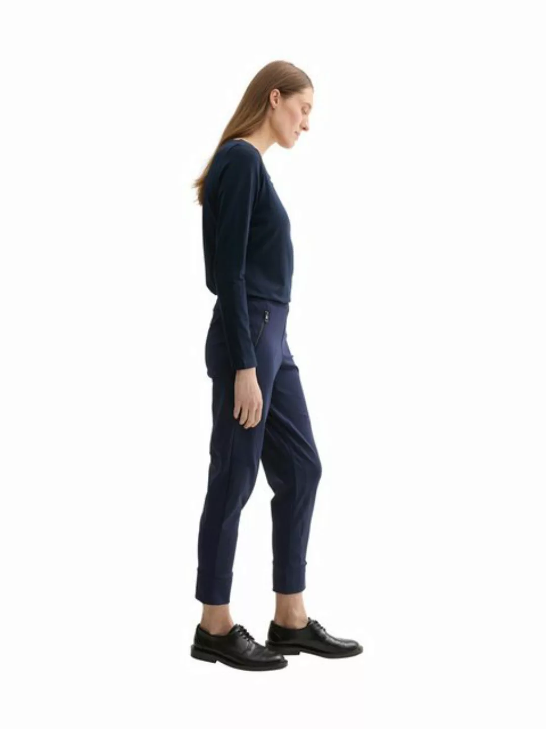 TOM TAILOR 3/4-Hose (1-tlg) Plain/ohne Details günstig online kaufen