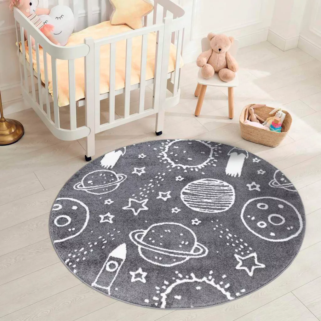 Carpet City Kinderteppich »ANIME912«, rund, Kinderzimmer Teppich Modern mit günstig online kaufen
