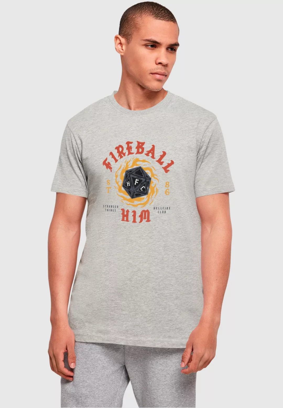 ABSOLUTE CULT T-Shirt "ABSOLUTE CULT Herren Stranger Things - Fireball Dice günstig online kaufen