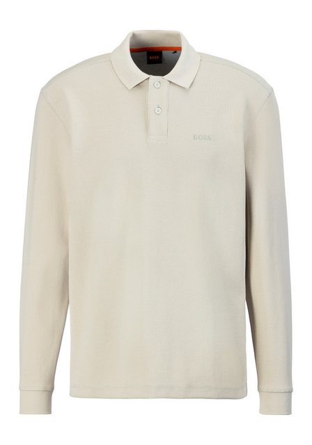 BOSS ORANGE Poloshirt Petempestolong mit Knopfleiste günstig online kaufen