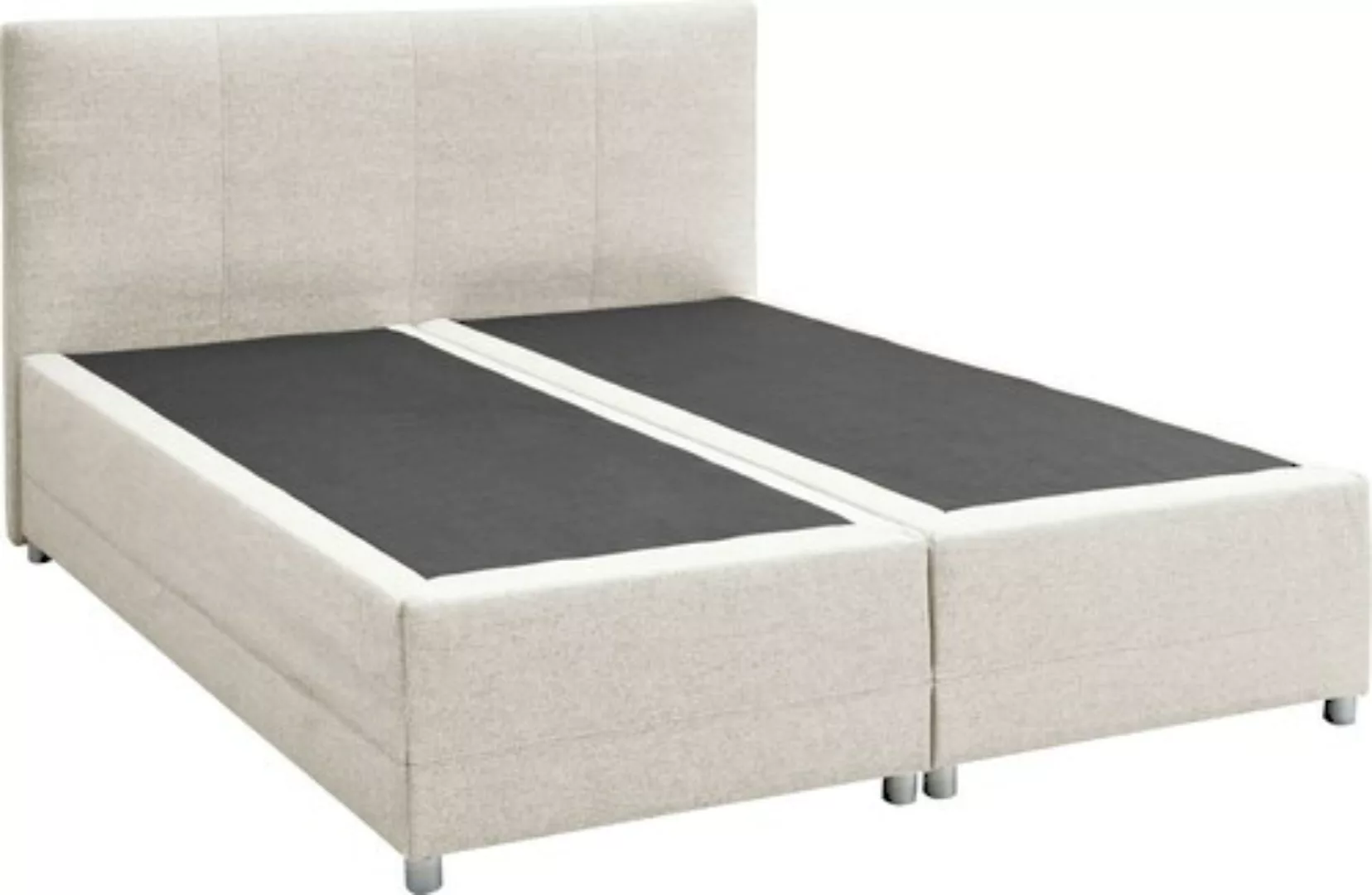 ED EXCITING DESIGN Boxspringbett "Luanda", wahlweise mit Matratze und Toppe günstig online kaufen