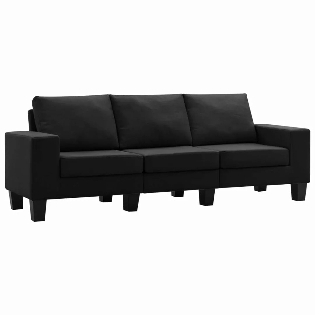 3-sitzer-sofa Schwarz Stoff günstig online kaufen