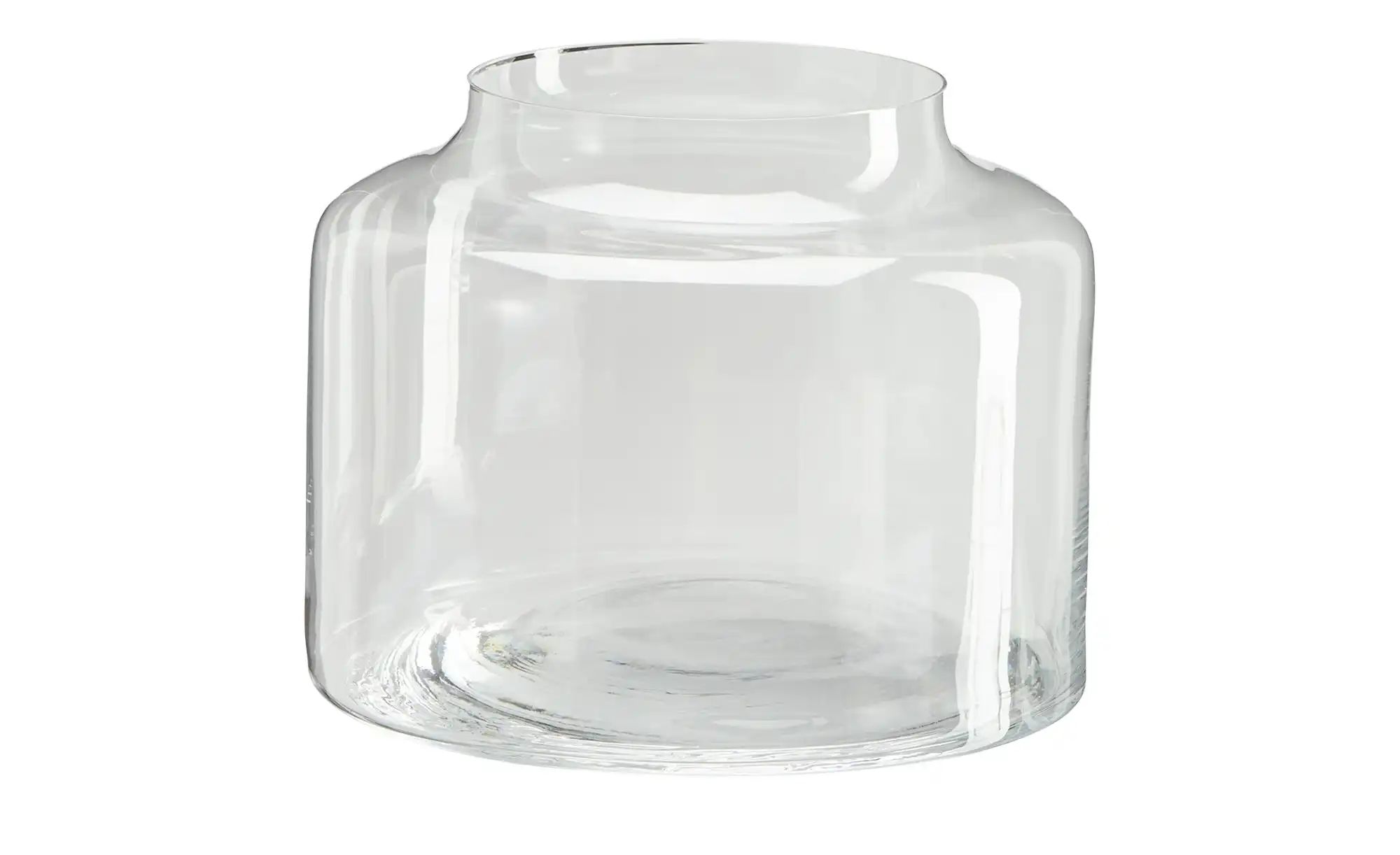 Vase ¦ transparent/klar ¦ Glas ¦ Maße (cm): H: 16  Ø: 21 Accessoires > Vase günstig online kaufen