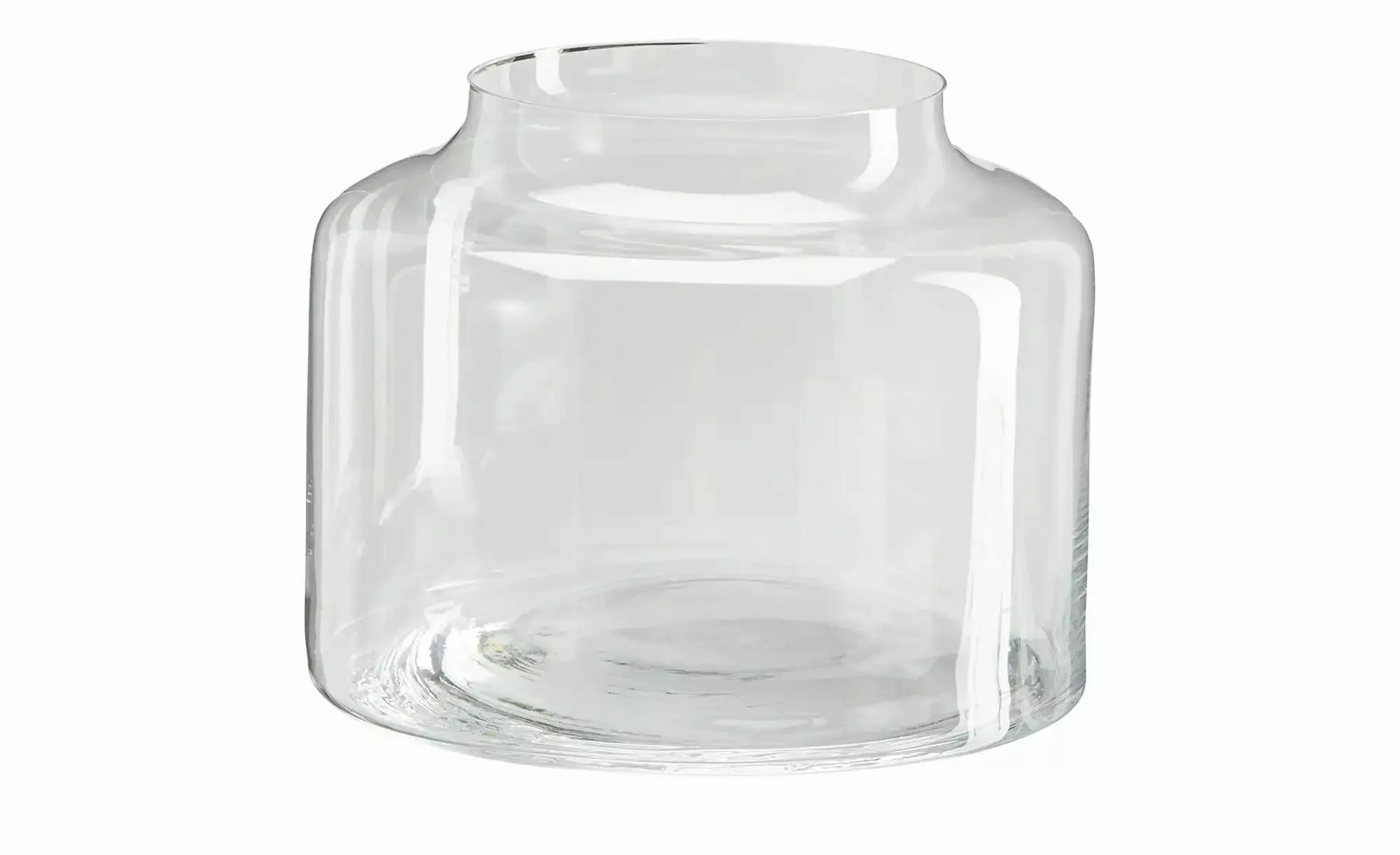 HOME STORY Vase   ¦ transparent/klar ¦ Glas ¦ Maße (cm): H: 16  Ø: 21 Acces günstig online kaufen