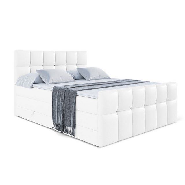 ALTDECOR Boxspringbett RICAR-Z KING (Multipocket-Matratze H4 und H3 Matratz günstig online kaufen