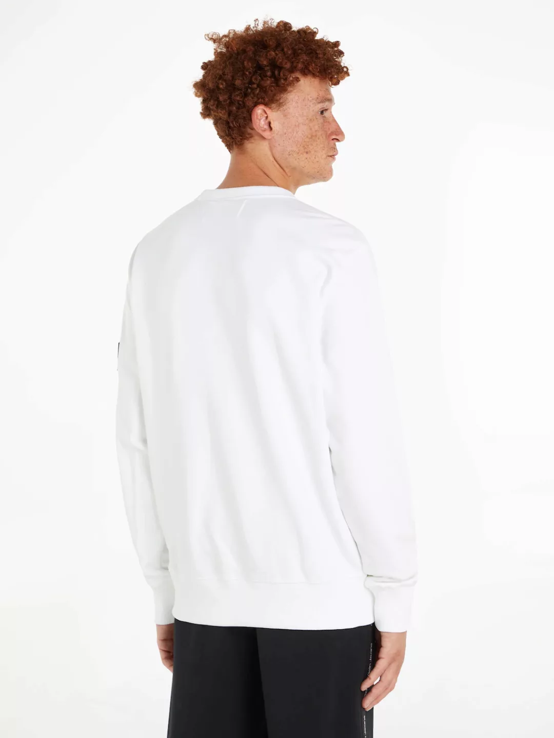 Calvin Klein Jeans Sweatshirt BADGE CREW NECK mit Logopatch günstig online kaufen